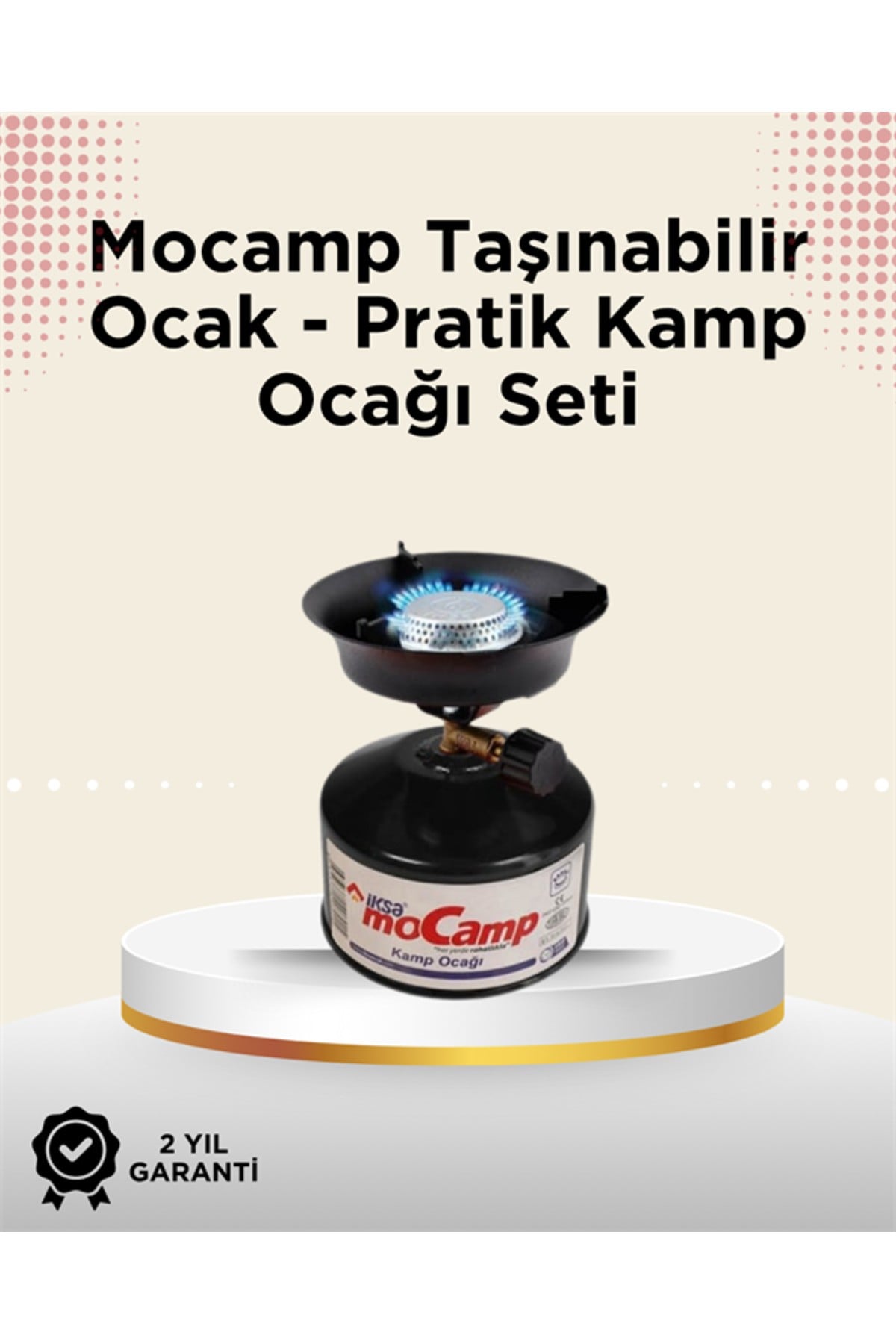 Dayanıklı, Paslanmaz ve Yüksek Isı Dayanımlı Kamp Ocağı – Uzun Süreli Kullanım İçin