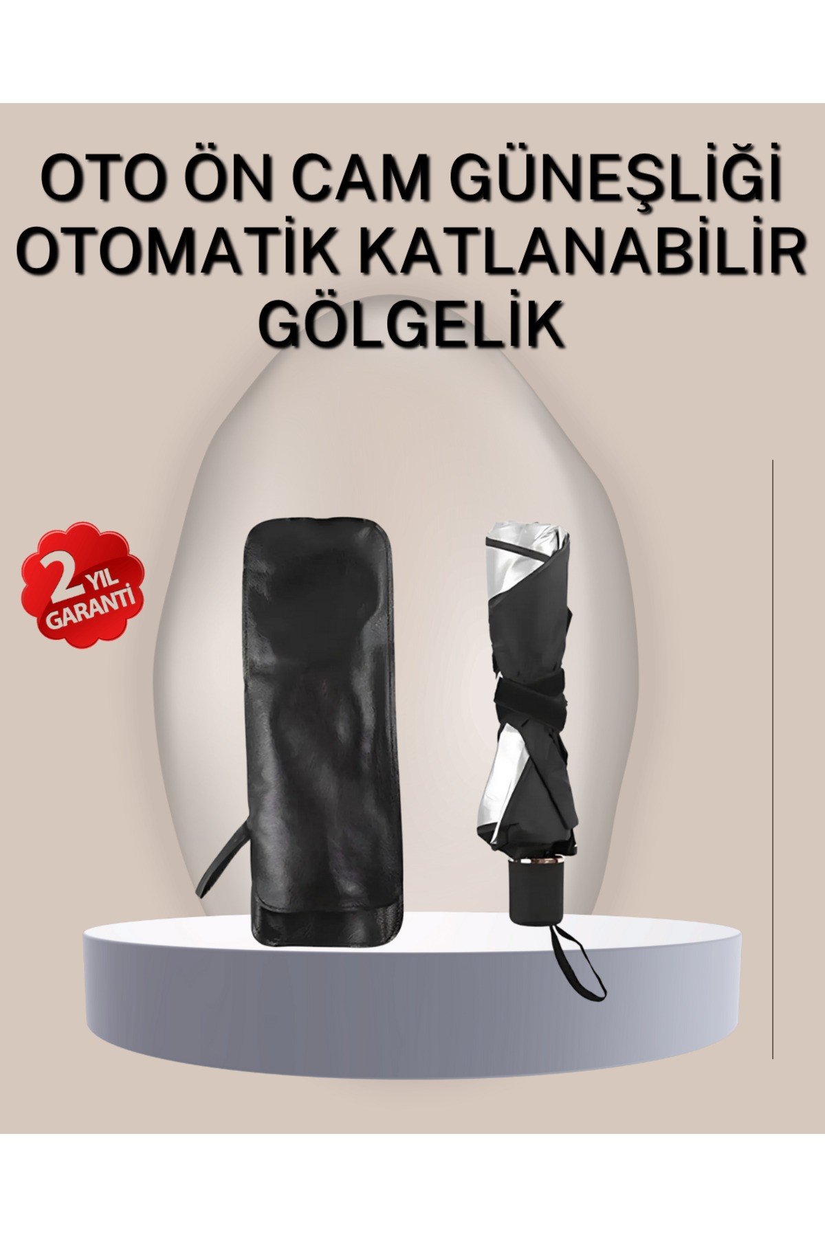 Dayanıklı UPE Alaşımlı Şemsiye Tipi Araç Güneşliği - Kolay Katlanır