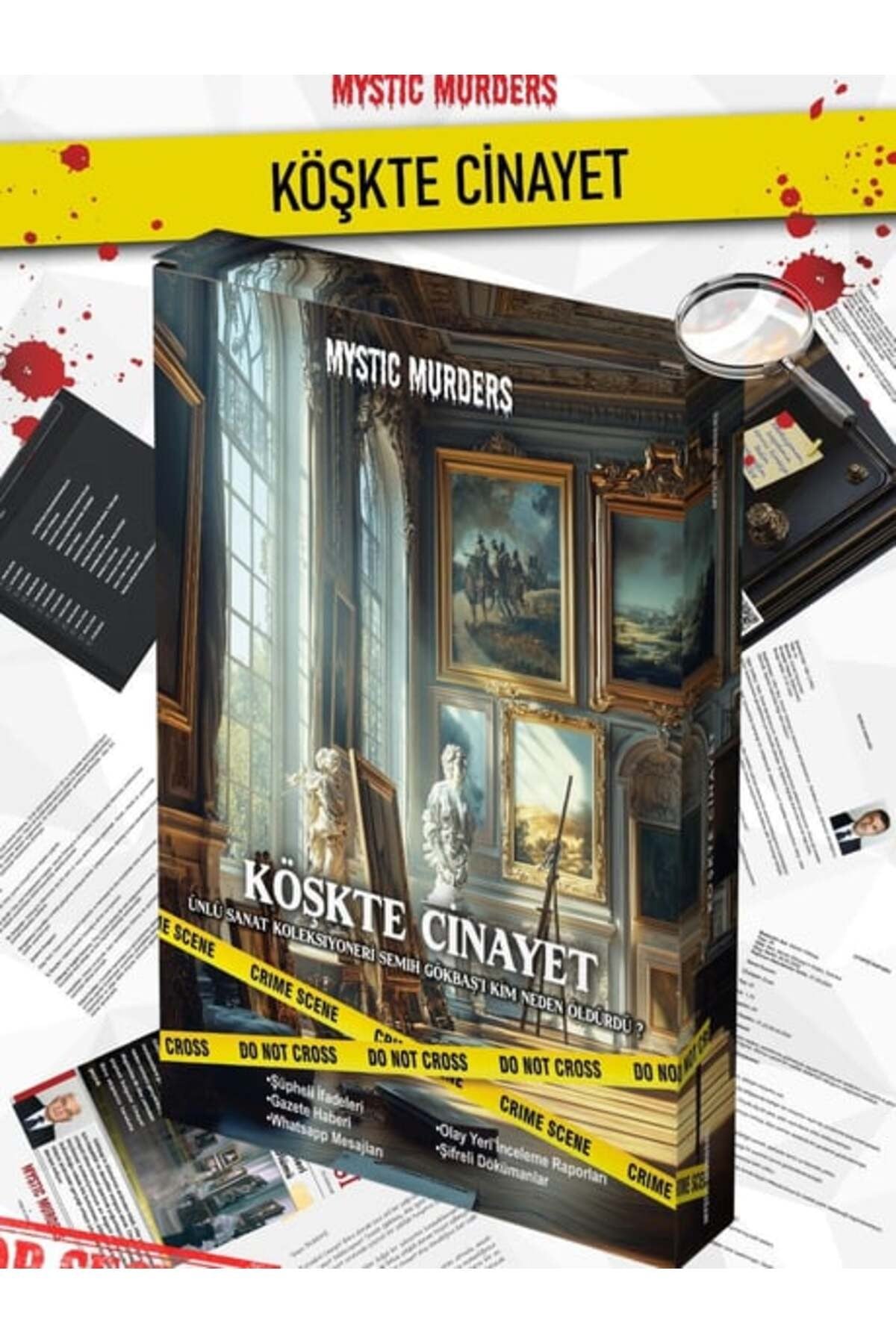 Dedektif Vaka Çözme Oyunu Köşkte Cinayet Vakası