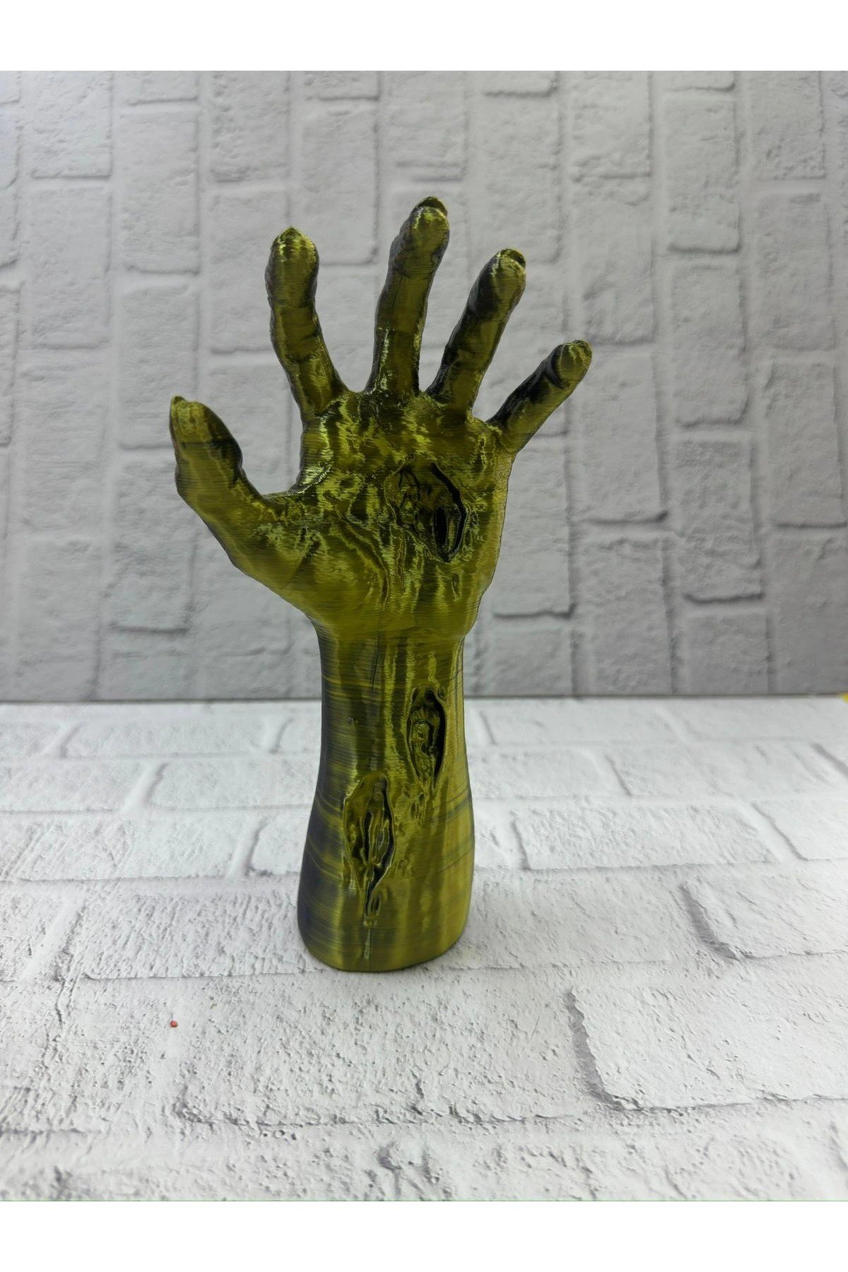 Dekoratif El Heykeli 22×7 cm Fantastik Koleksiyonluk Masaüstü Figür - MKR9772-6505