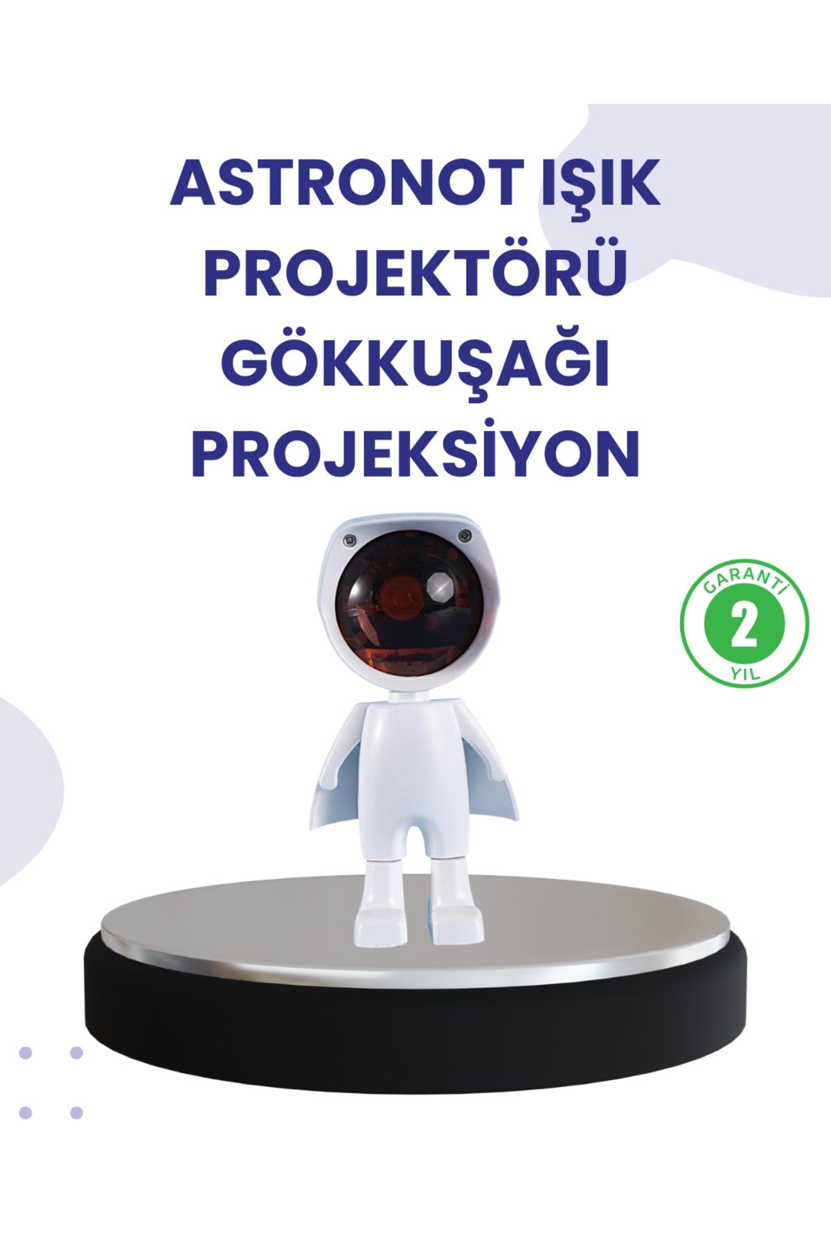 Dekoratif Gün Batımı Işığı – Astronot Figürlü