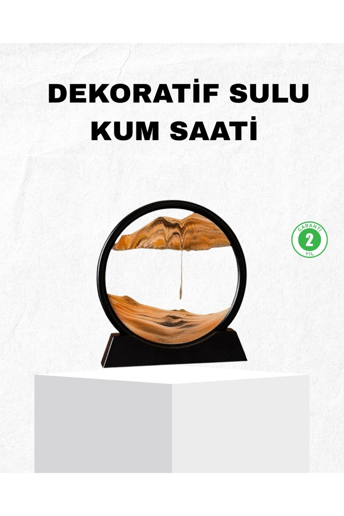 Dekoratif Kum Saati – Şık Masa Üstü Aksesuar, Dayanıklı Malzeme, Modern ve Klasik Tasarım