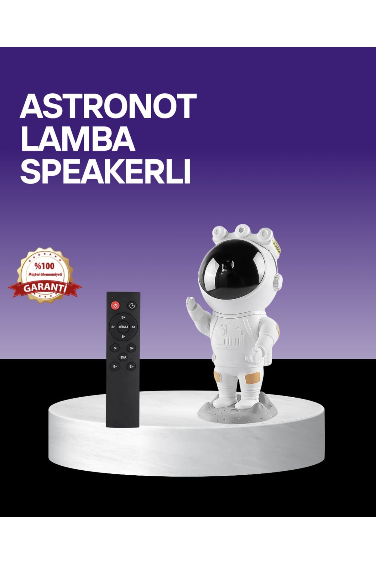 Dekoratif ve Fonksiyonel Astronot Projeksiyon Aydınlatma