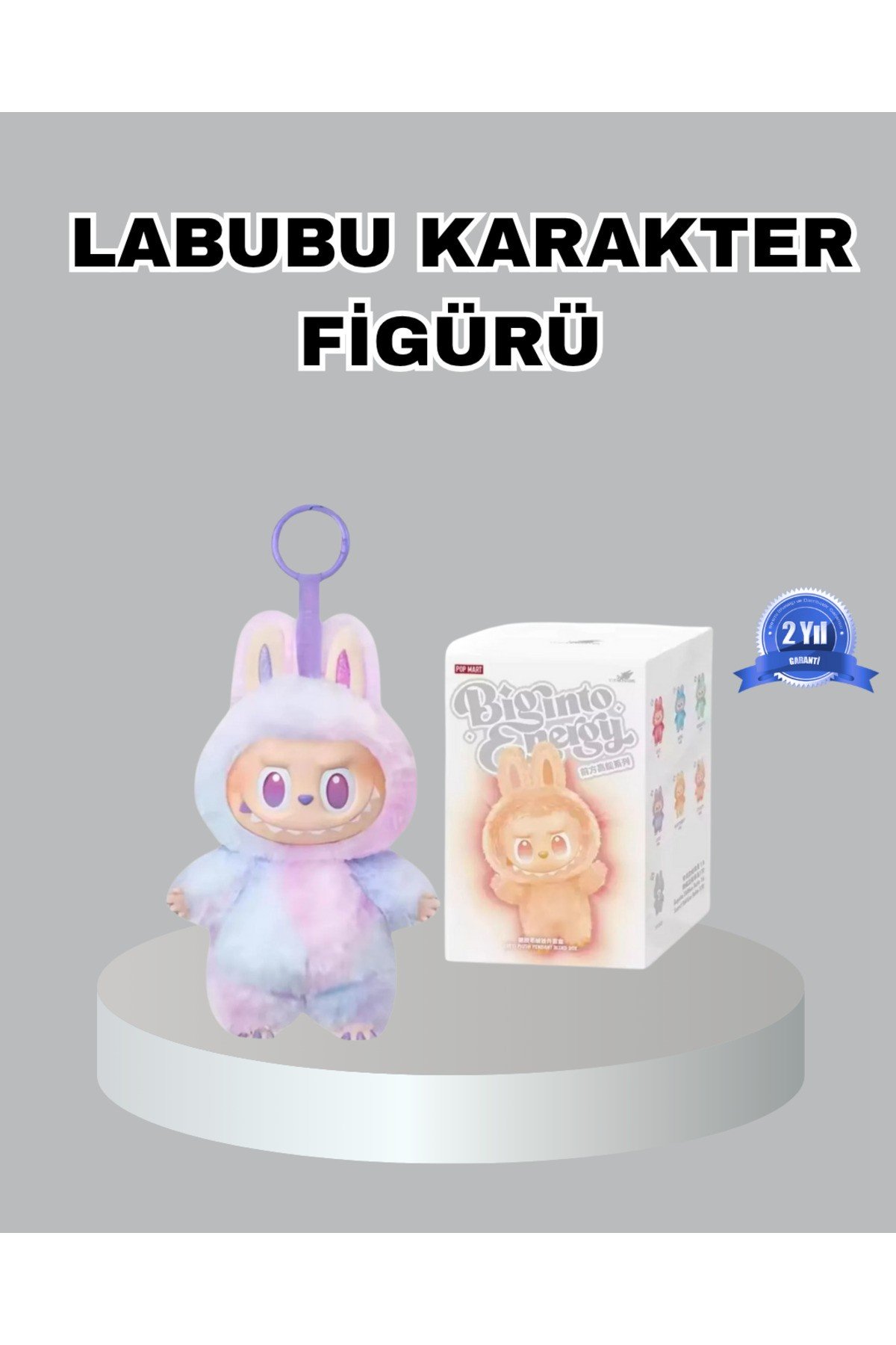 Dekoratif Yumuşak Labubu Peluş Figür – Koleksiyonluk ve Çocuklara Uygun Hediye 20 cm
