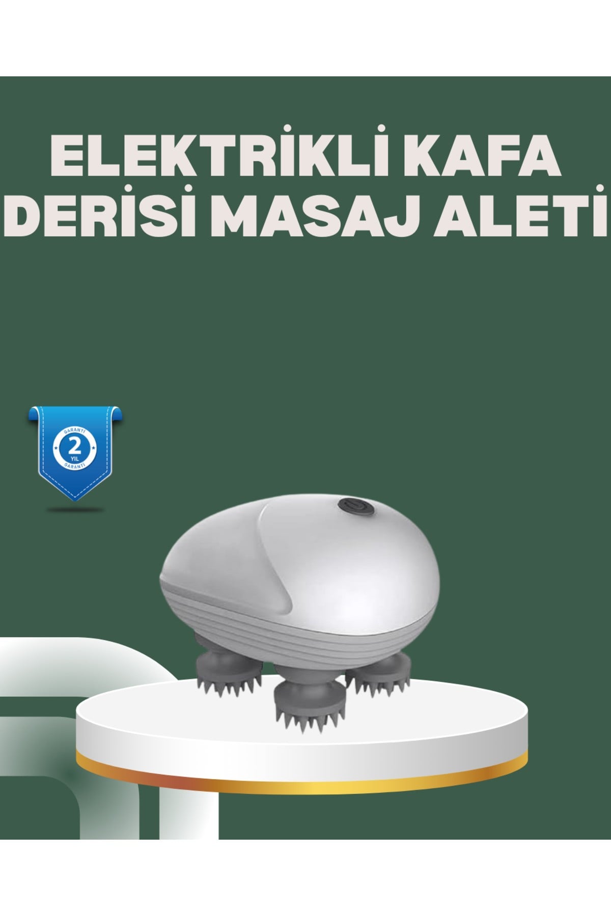 Derin Masaj Sağlayan Elektrikli Kafa Masaj Aleti