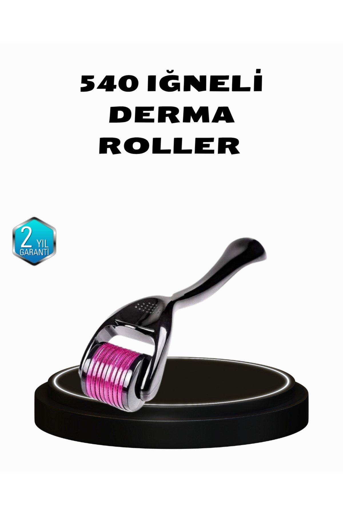 Derma Roller Titanyum İğneli Cilt Yenileyici – Akne, Kırışıklık ve Leke Karşıtı