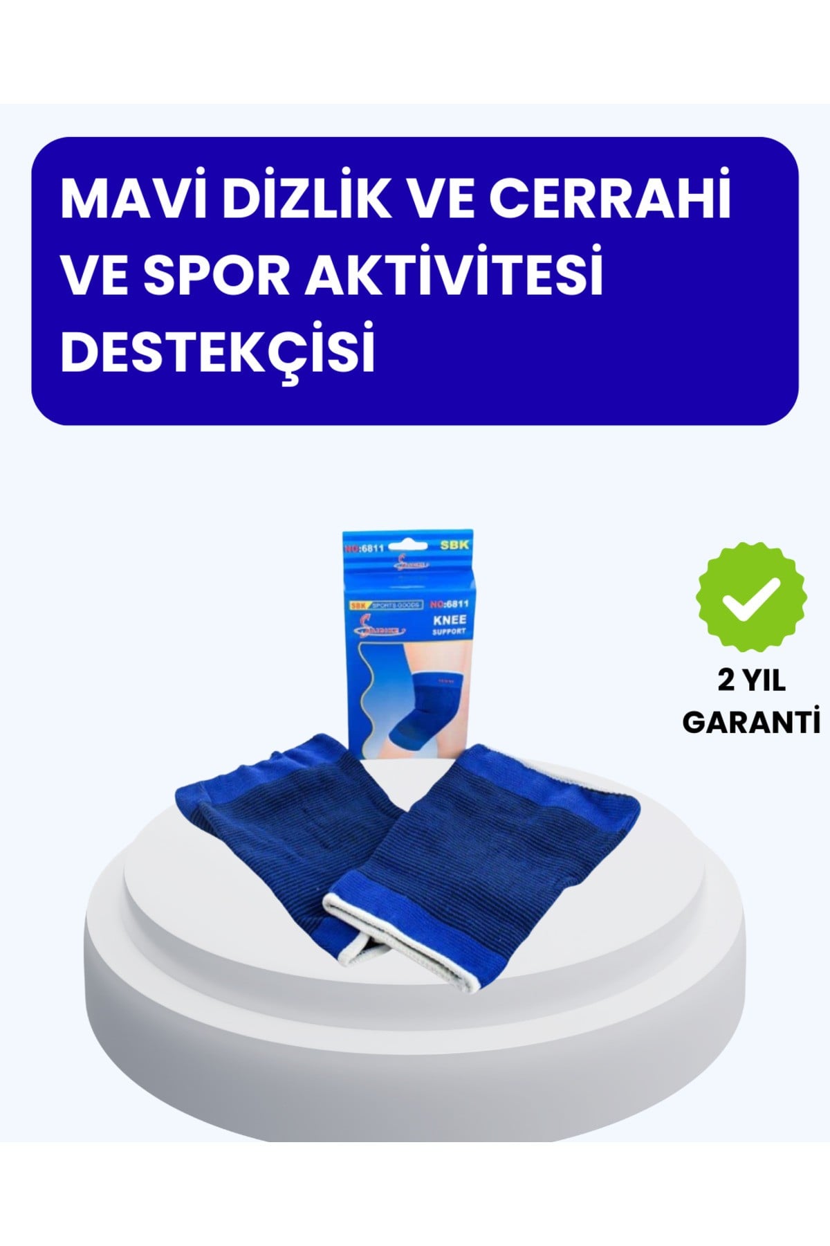 Diz Koruyucu Sporcu Bandajı Esnek Sıkı Destekli