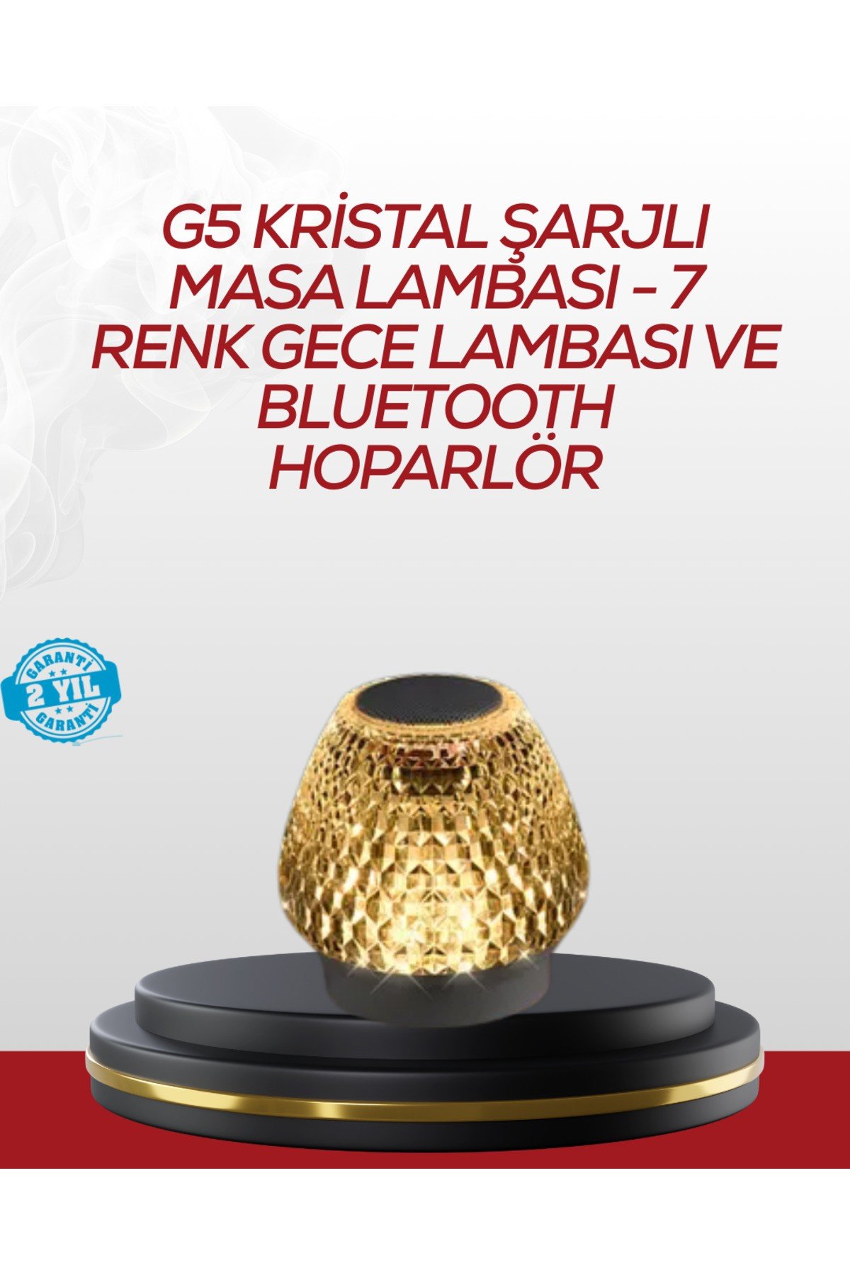 Dokunmatik Işıklı Kablosuz Bluetooth Hoparlör 5W
