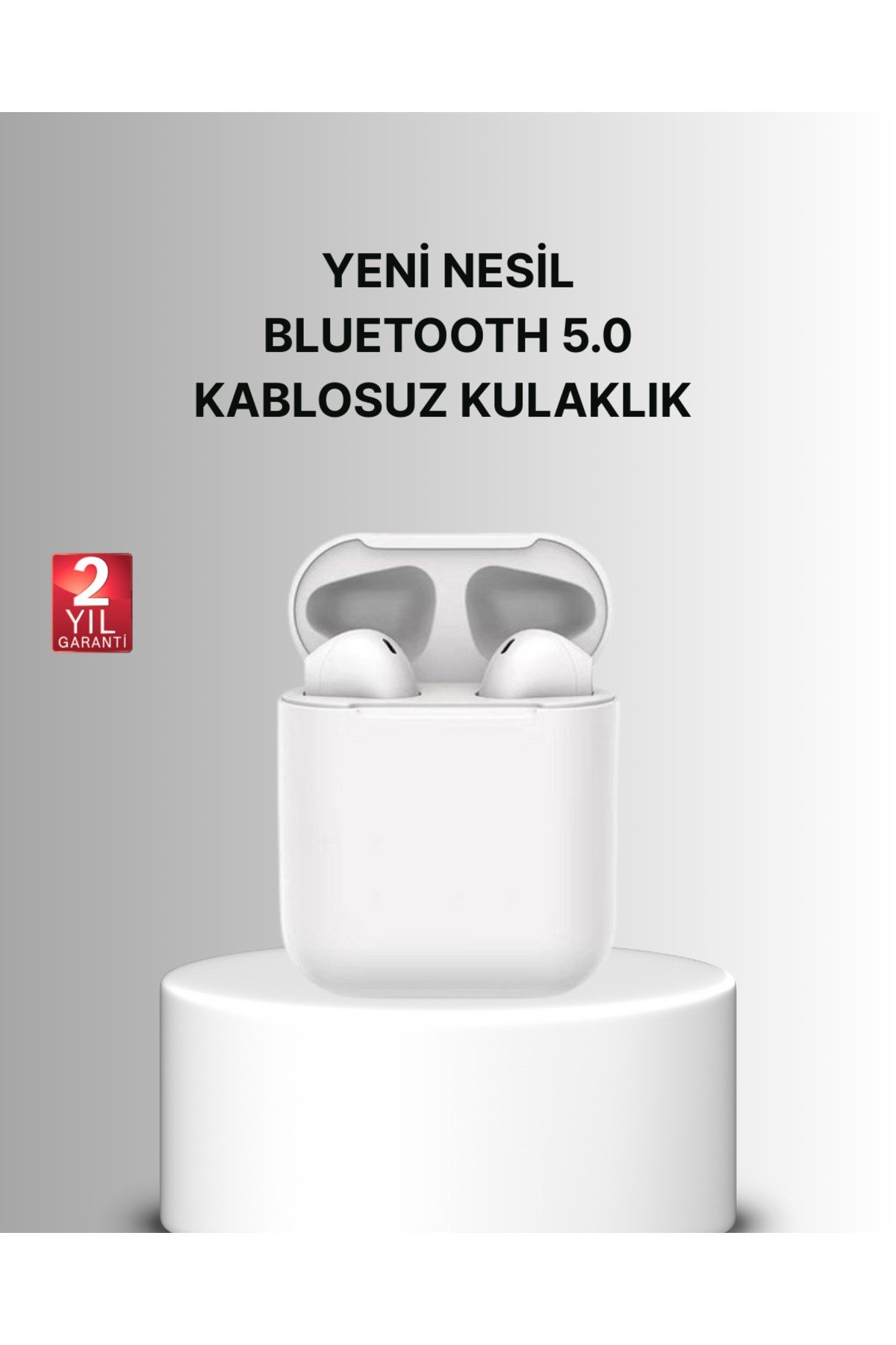 Dokunmatik Kontrollü 2. Nesil Bluetooth 5.0 Uzun Pil Ömürlü Kulaklık