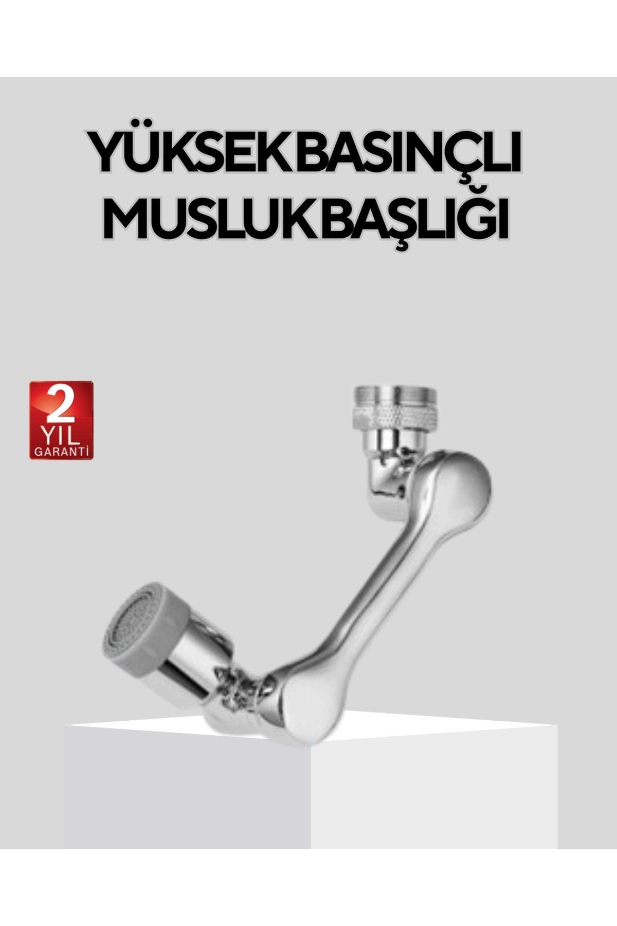 Döner Musluk Başlığı Çok Açılı Robotik Kol Su Tasarruflu - tygo2490-4506