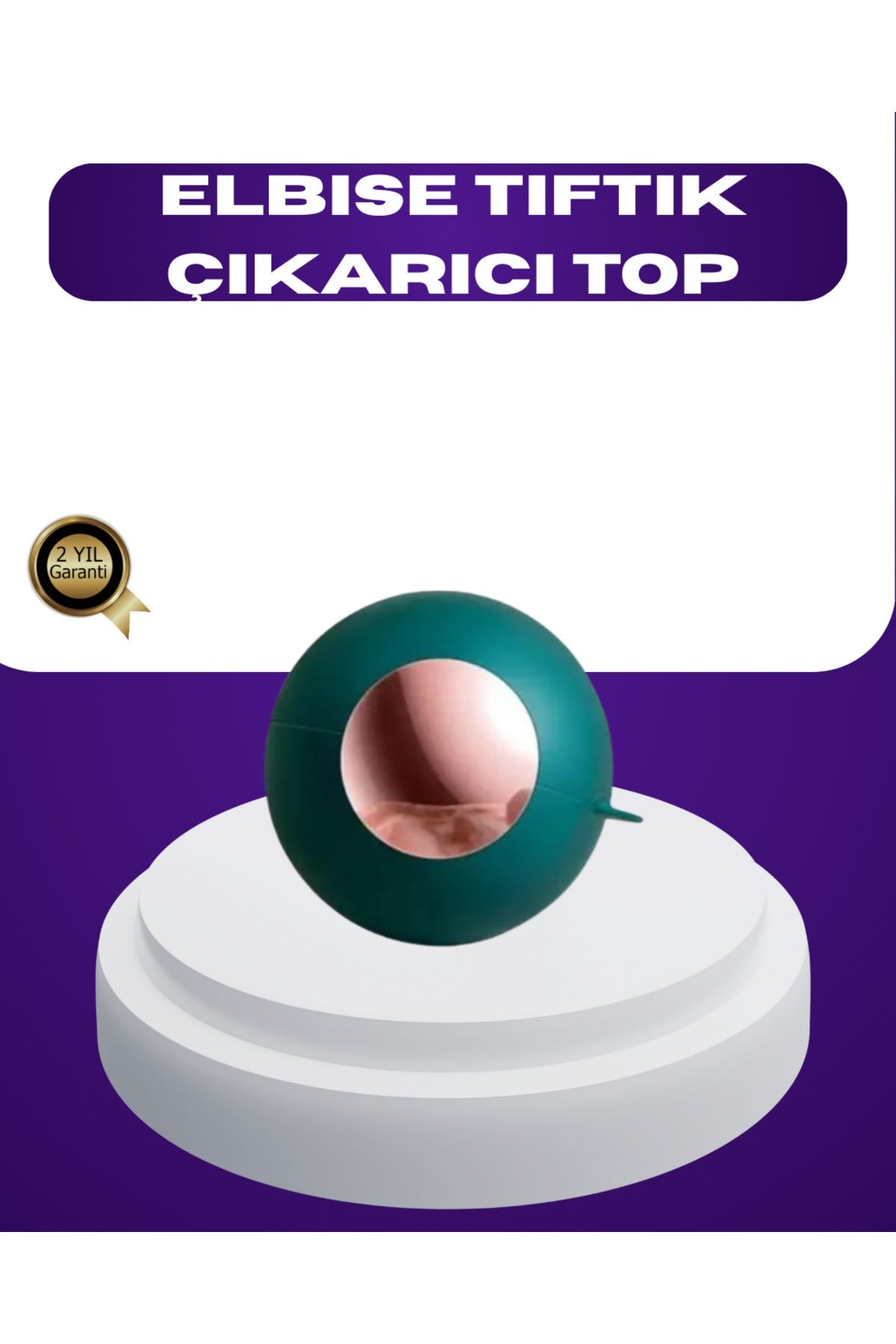 Elbise Tiftik Çıkarıcı Top – Yeniden Kullanılabilir ve Yıkanabilir