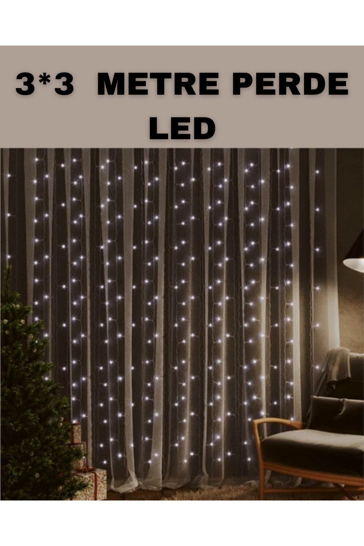 Enerji Tasarruflu 3x3 LED Işık – Parti, Yılbaşı ve Organizasyon