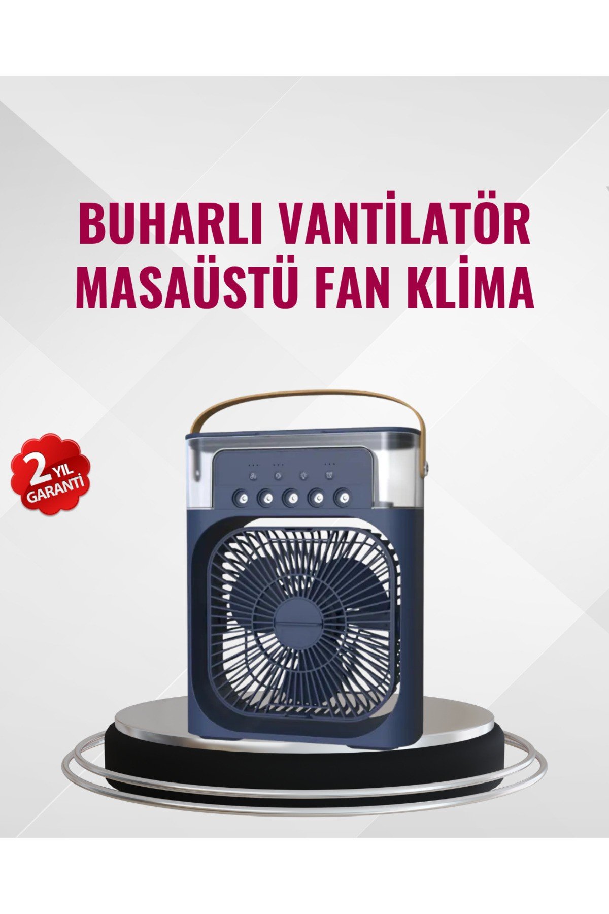 Enerji Tasarruflu Sessiz Çalışan Taşınabilir Soğutma Fanı