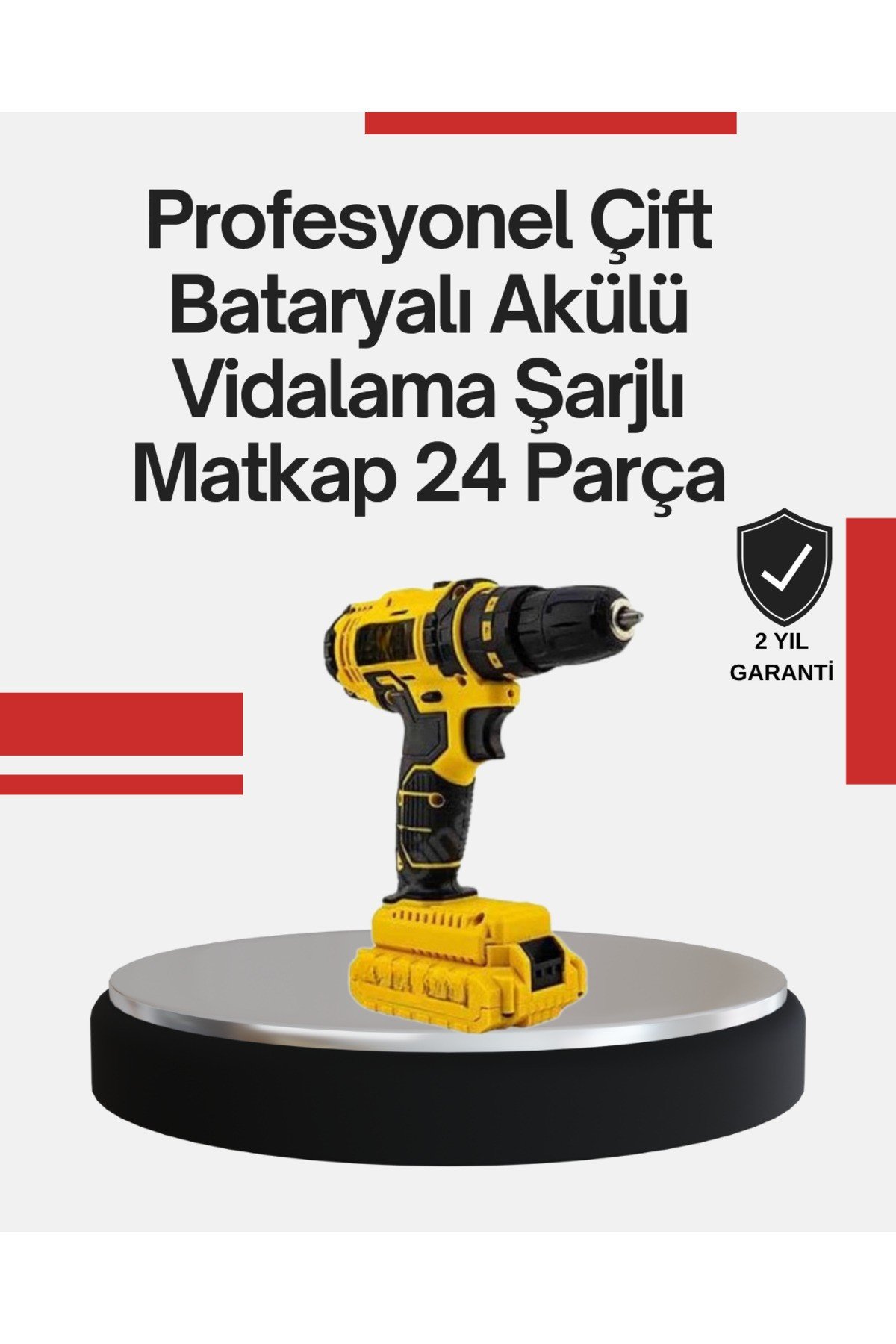 Ergonomik Tasarımlı 12V Matkap | 2 Vitesli, LED Aydınlatmalı ve Dayanıklı