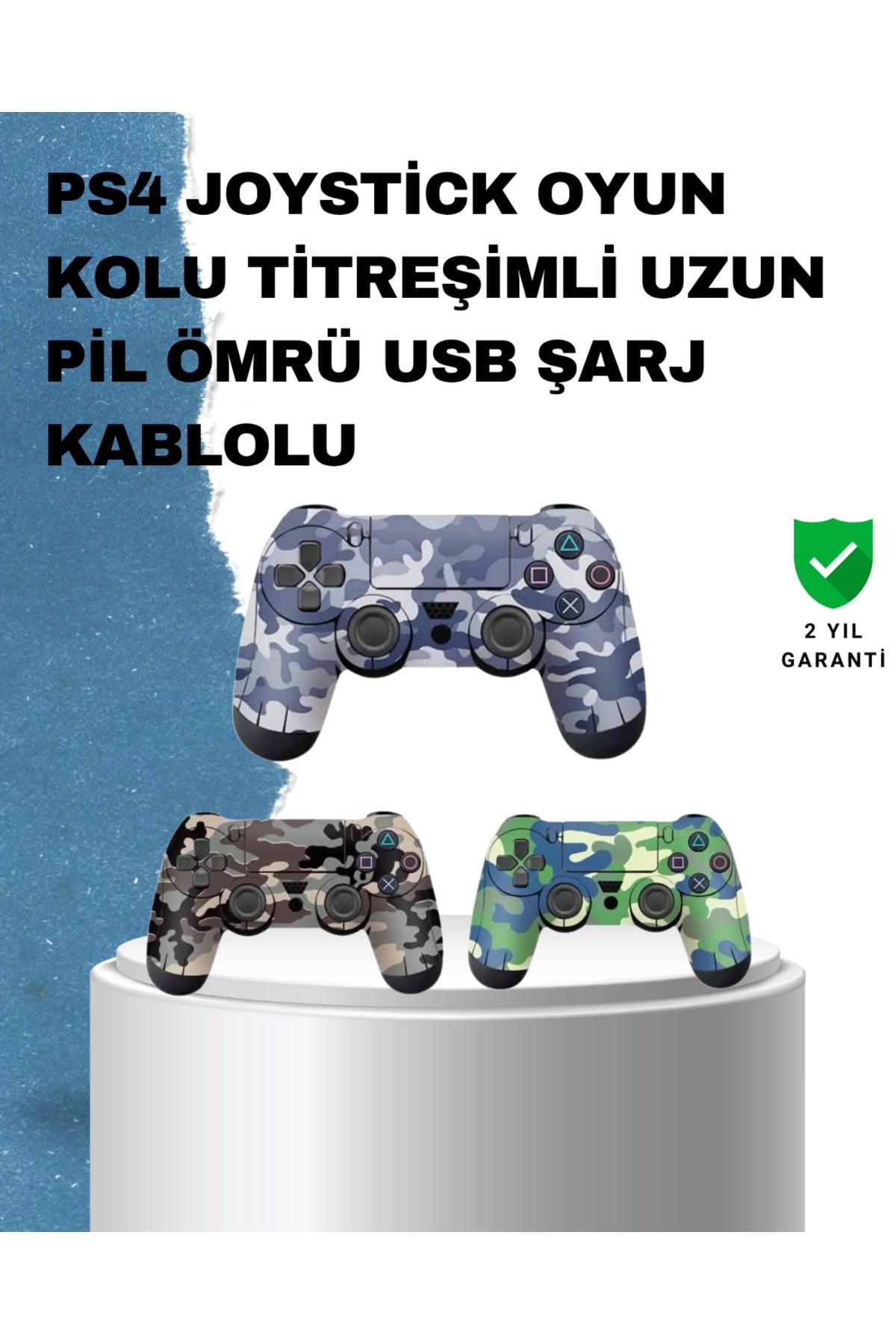 Ergonomik Tasarımlı Oyun Kolu – Hassas Tetikler ve Analog Stickler