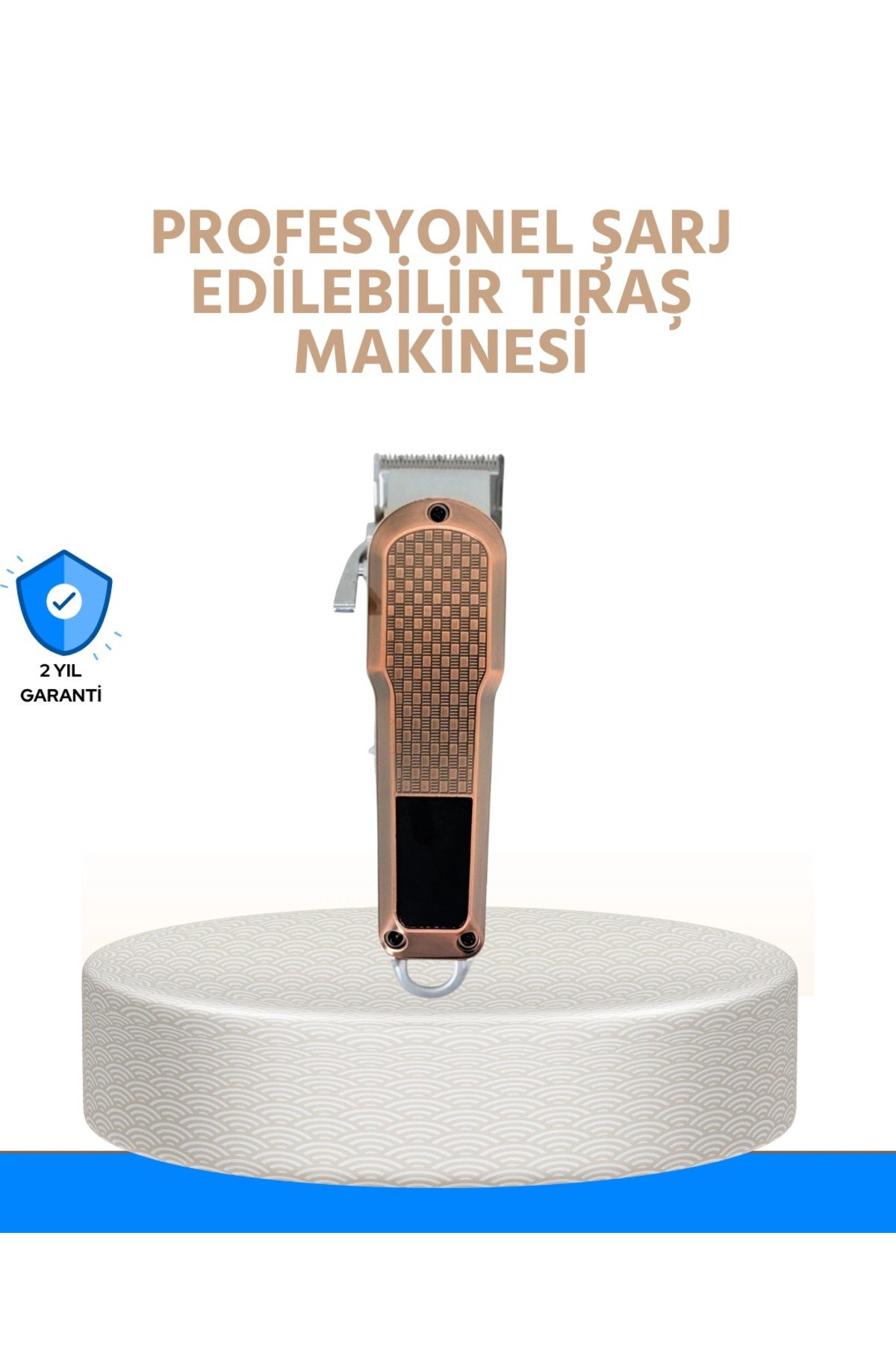 Erkek Bakım Makinesi – LCD Ekranlı 7000RPM Şarjlı Saç ve Sakal Kesme Cihazı