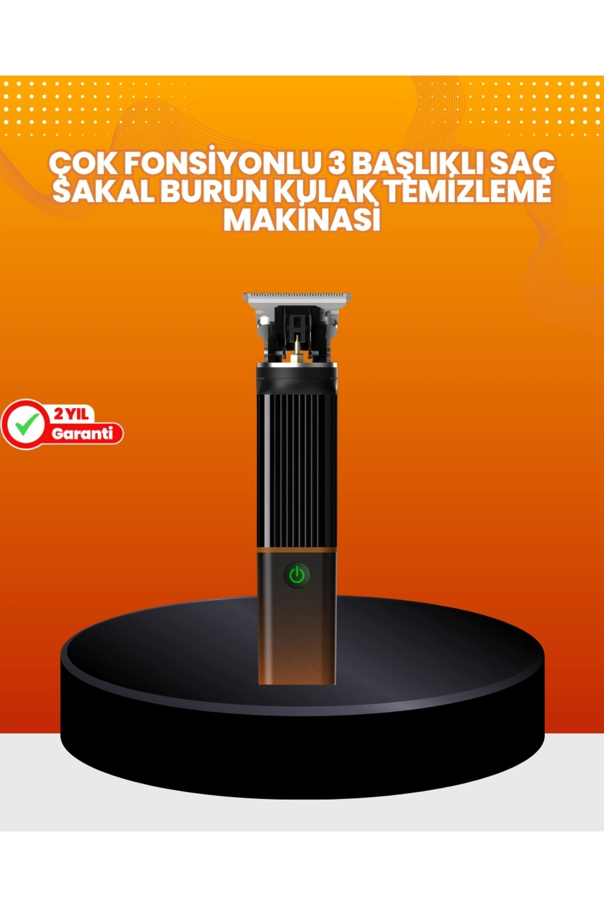 Erkekler İçin 3 in 1 Şarjlı Bakım Seti – 7300 RPM Güçlü Motor ve Sessiz Çalışma