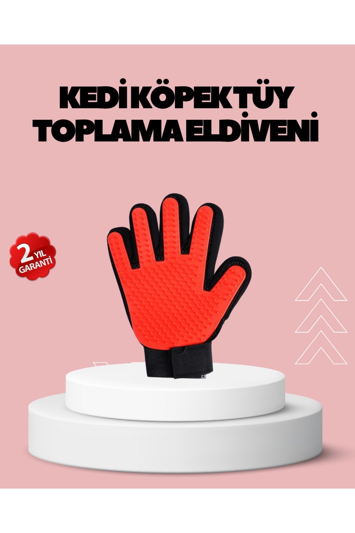 Evcil Hayvanlar İçin Tüy Dökülme Önleyici Eldiven – Masaj ve Temizlik İçin Yumuşak Siliko