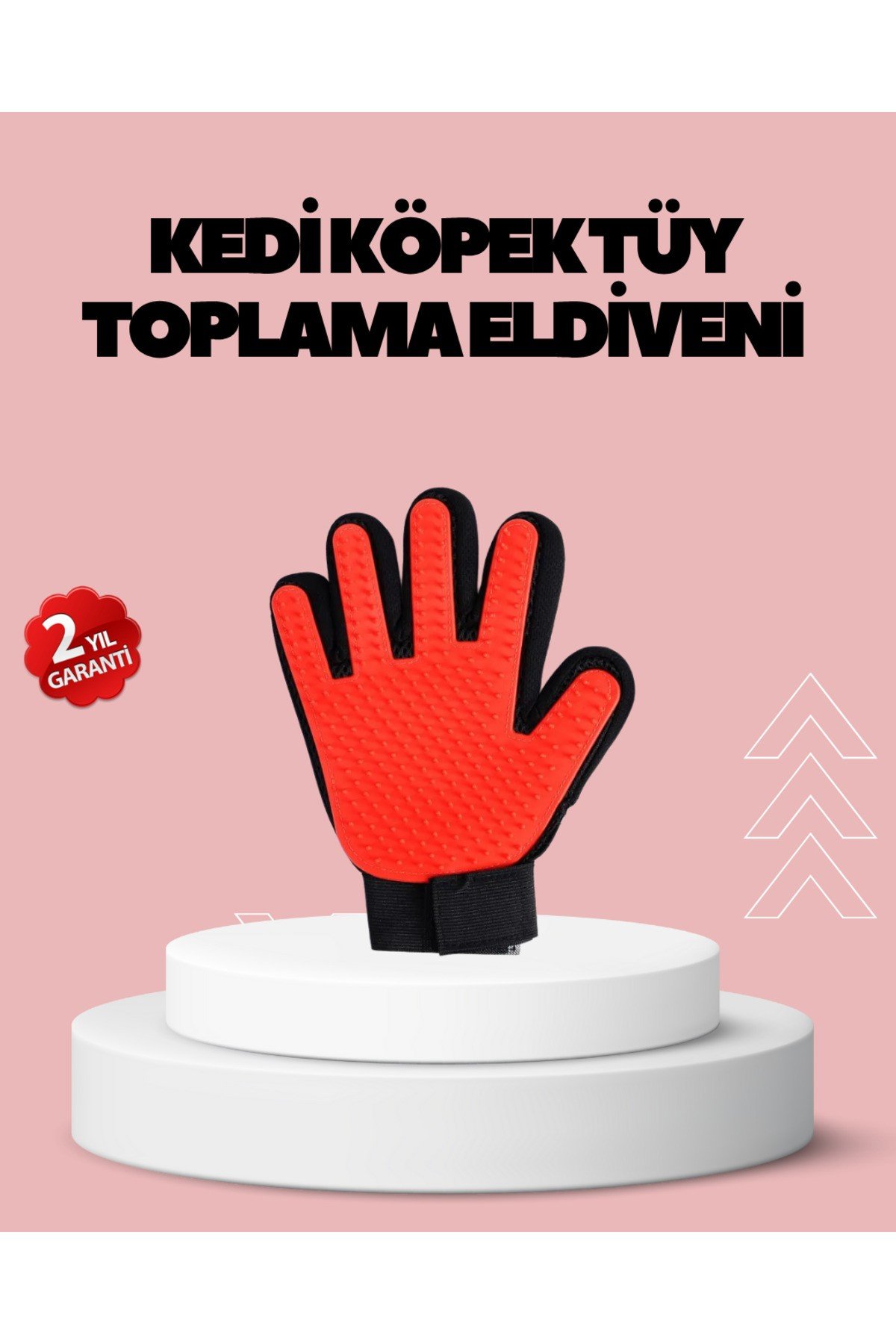 Evcil Hayvanlar İçin Tüy Dökülme Önleyici Eldiven – Masaj ve Temizlik İçin Yumuşak Siliko