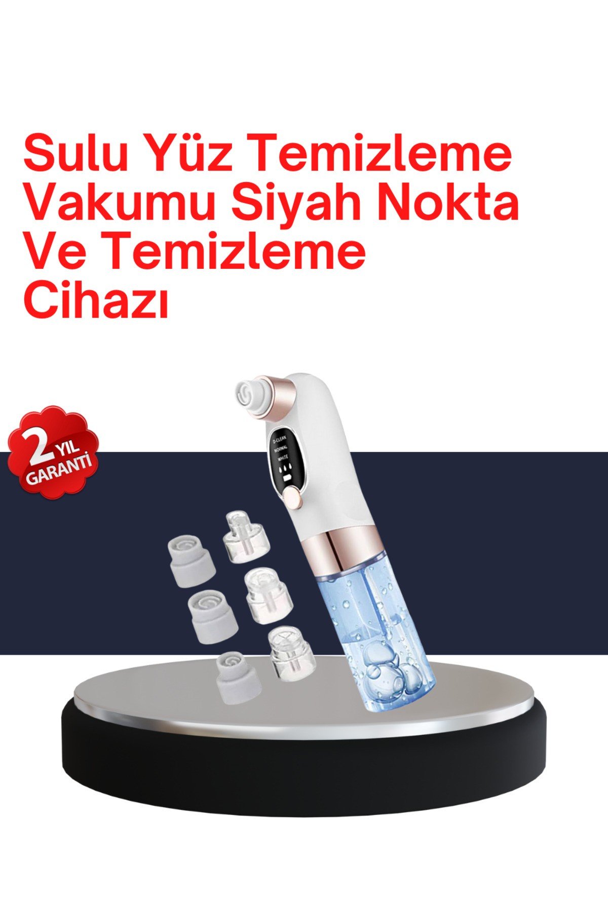 Evde Kolay Kullanım İçin Şarjlı Siyah Nokta Temizleme Aleti