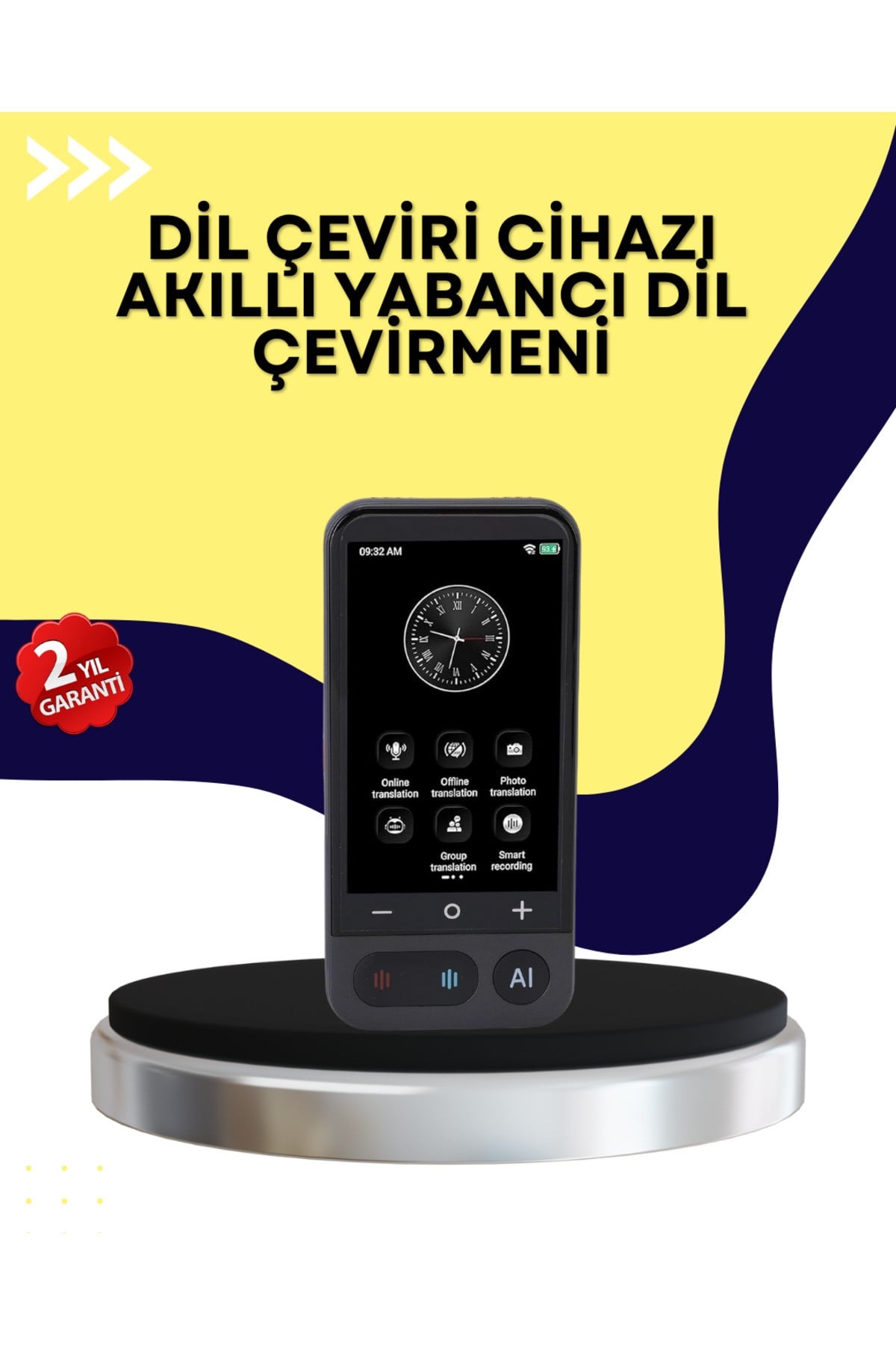 Fotoğraf Tanıma ve Konuşma Çevirili Akıllı Tercüman