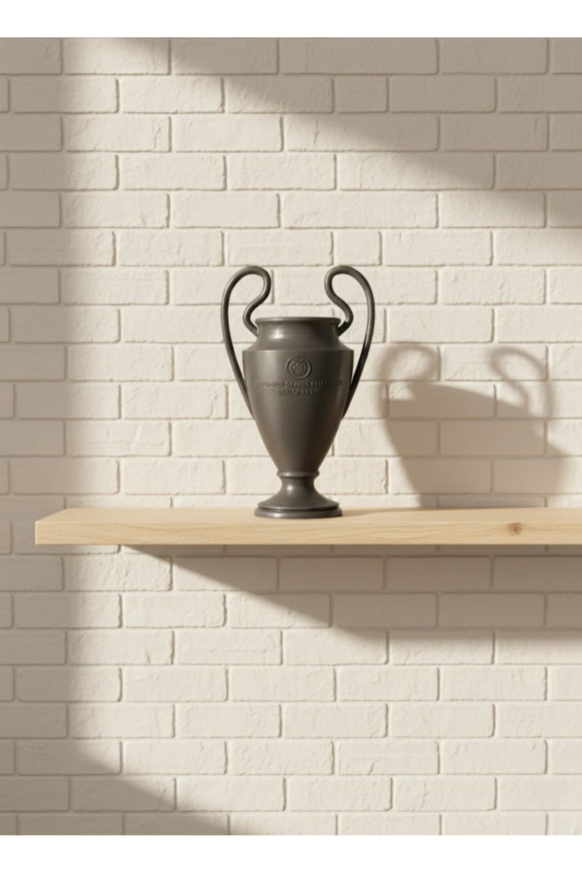 Füme Şampiyonlar Kupası 25cm Modern Dekor Ödül Biblo