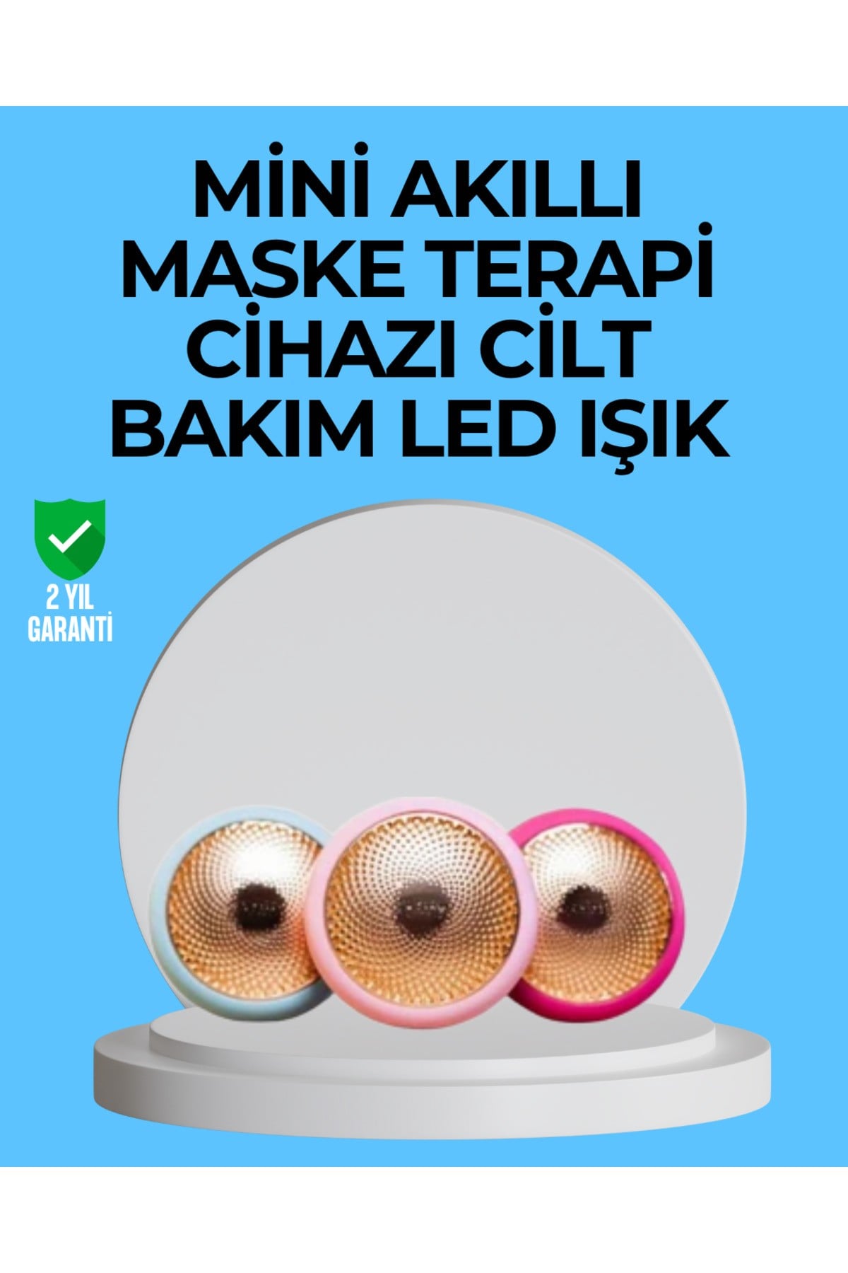 Gelişmiş LED ve Termoterapi Teknolojili UFO Mini Cilt Yenileyici
