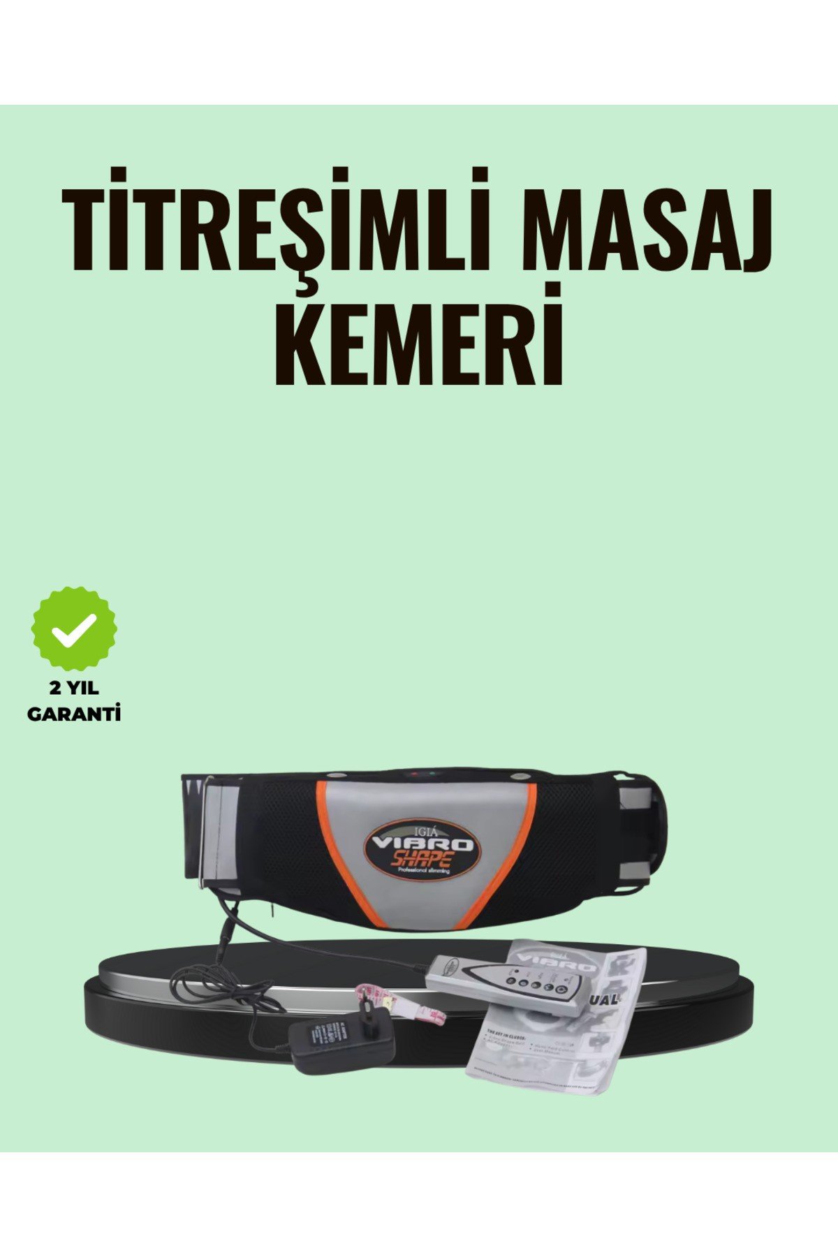 Geniş Bel Uyumluluğu Sunan Esnek Vücut Masaj Kemeri