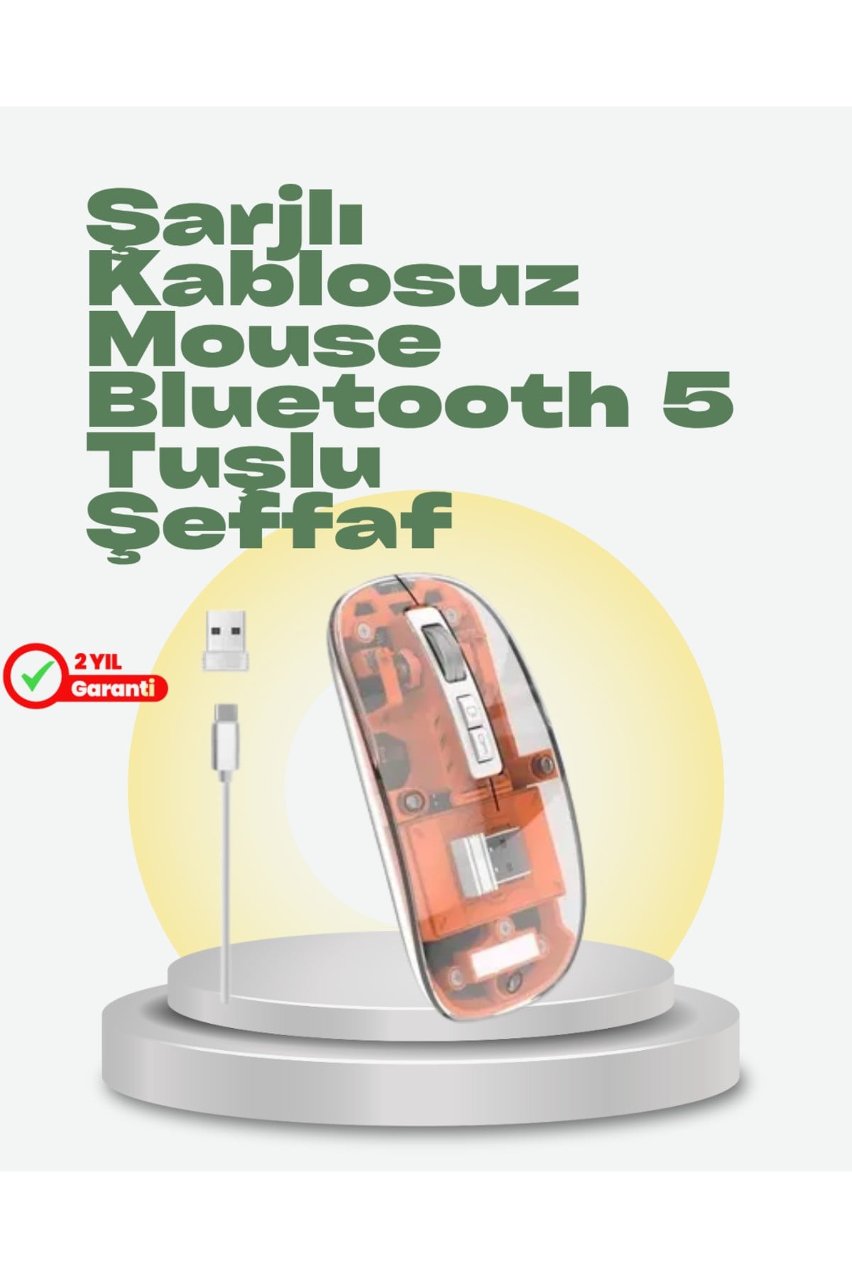 Geniş Uyumluluklu Kablosuz Fare – Windows, Mac, Linux Destekli