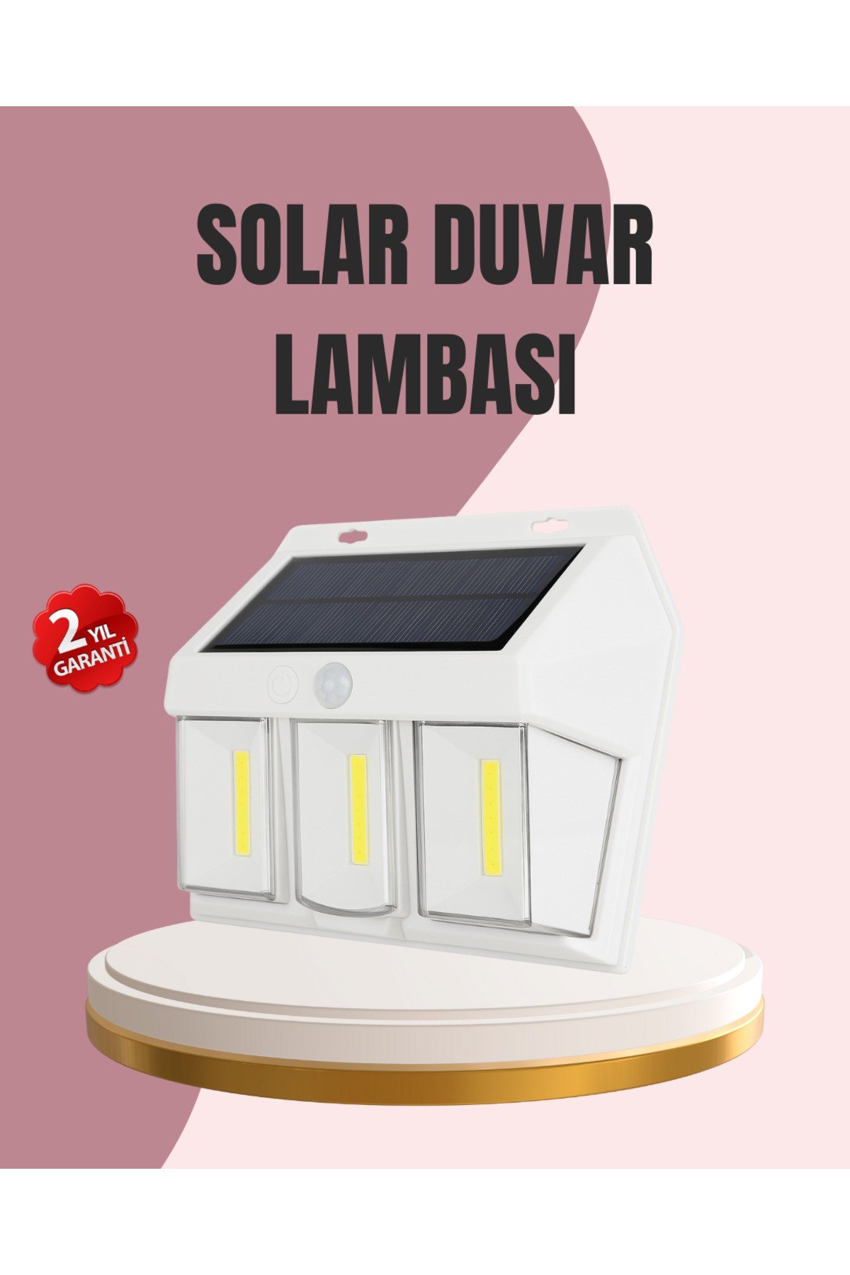 Güneş Enerjili Bahçe ve Duvar Aydınlatma – BK-618-3 LED Lamba