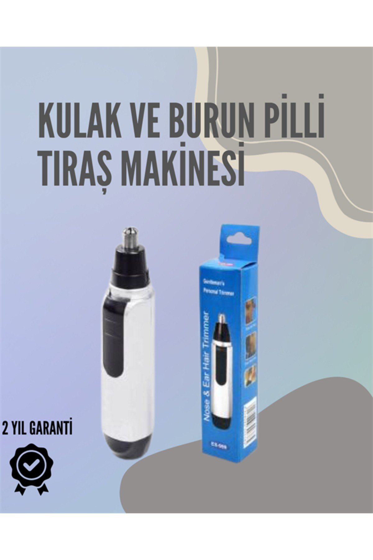 Hassas 3D Bıçaklı Kulak ve Burun Tıraş Makinesi