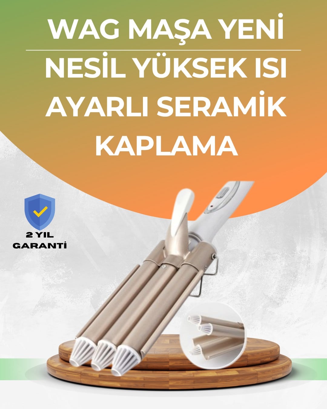 Her Saç Tipine Uygun, Hızlı Isınan Bukle Yapıcı – Evde Kuaför Kalitesinde Sonuç