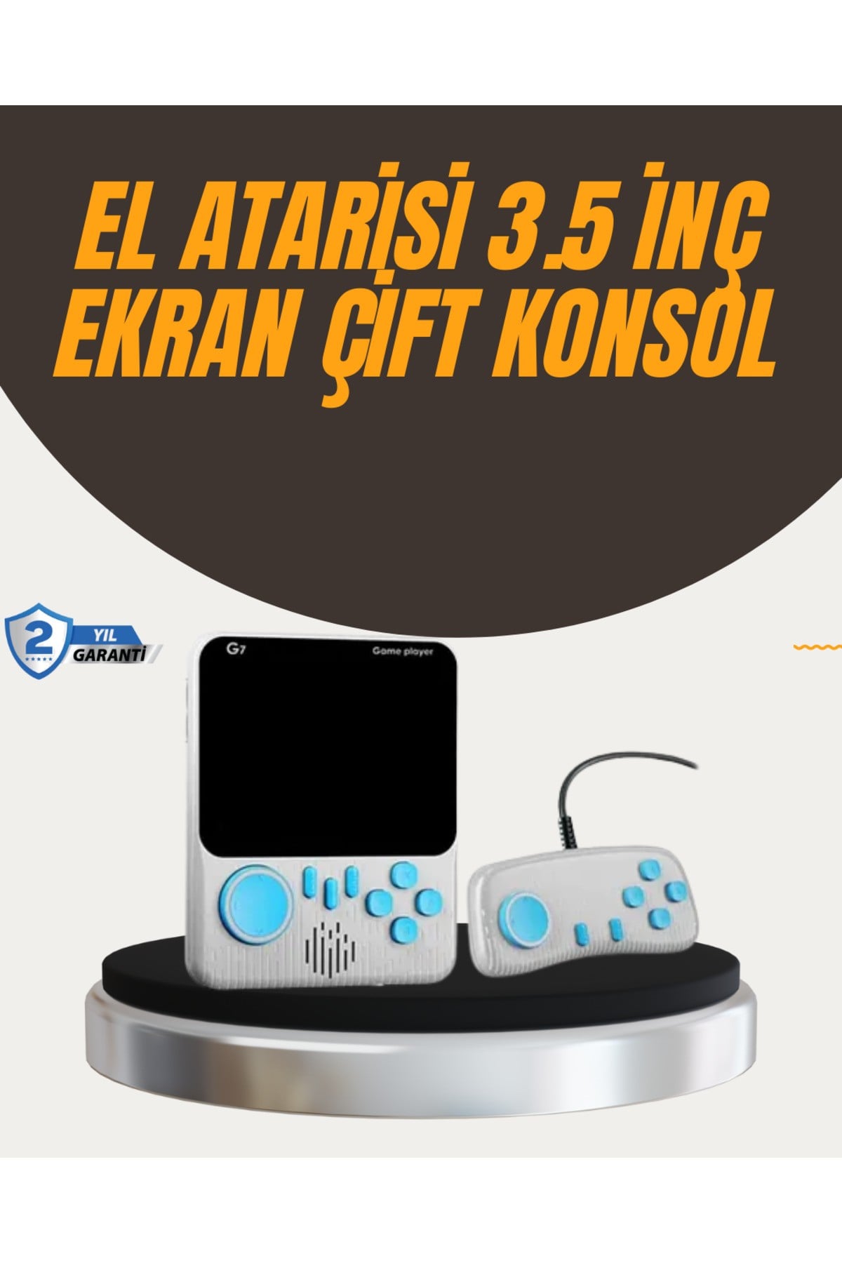 İki Kişilik Oyun Deneyimi Sunan Taşınabilir Retro Konsol