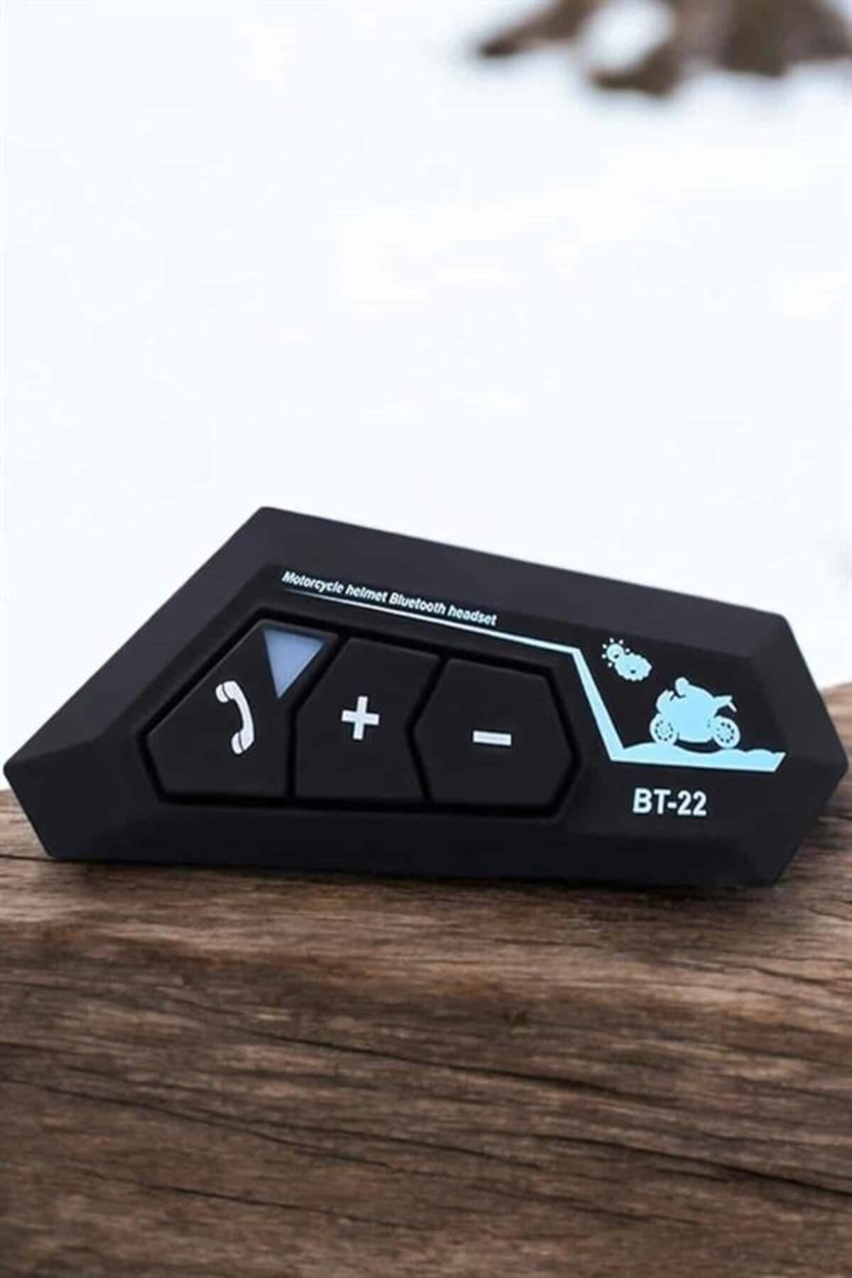 İnterkom Intercom Kask Kulaklık Bt22 Bluetooth Motosiklet Kulaklık 5.0 Bluetooth
