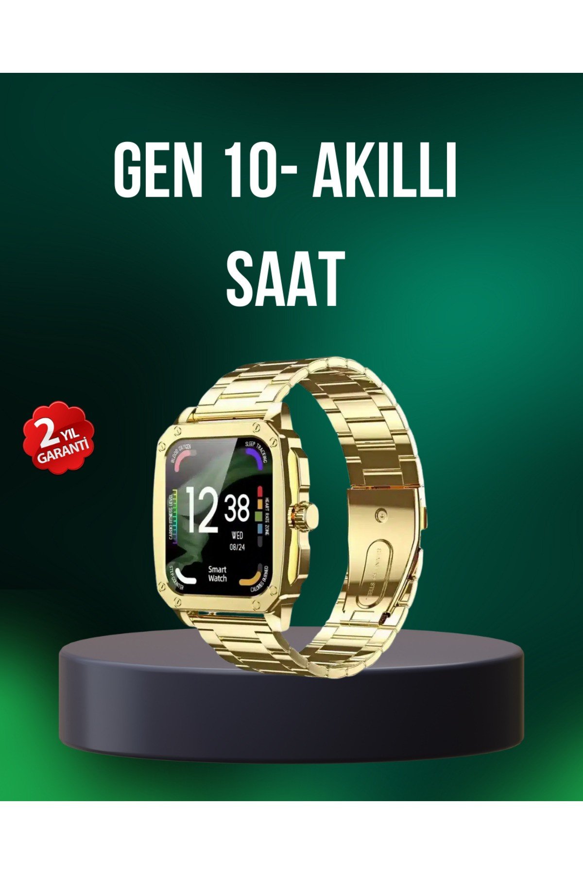 IOS Android Uyumlu Akıllı Saat Şifre Koruma Spor ve Günlük