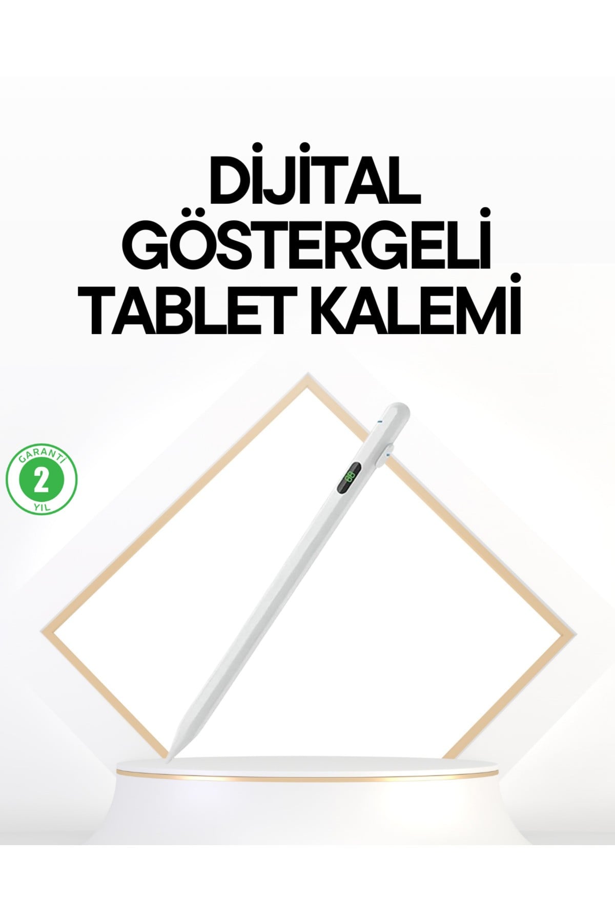 iPad Uyumlu 1.5mm POM Uçlu Dokunmatik Kalem Uzun Kullanım Süreli Stylus