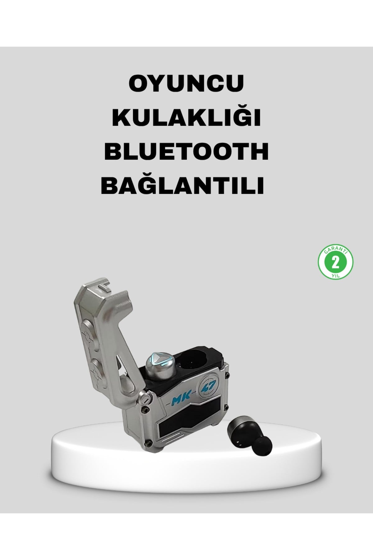 IPX5 Su Geçirmez Kablosuz Bluetooth Kulaklık – Powerbank Şarj Kutulu, Düşük Gecikmeli Oyun M