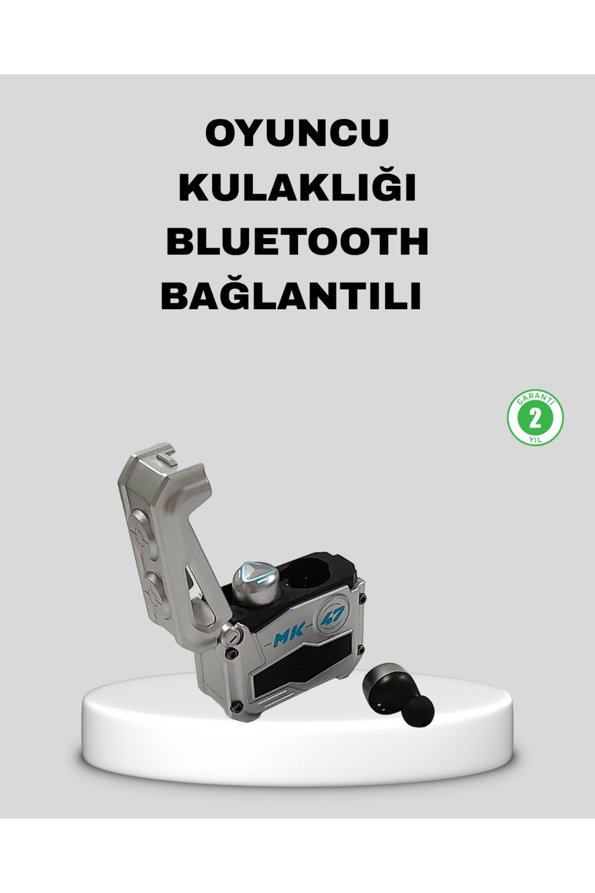 IPX5 Su Geçirmez Kablosuz Bluetooth Kulaklık – Powerbank Şarj Kutulu, Düşük Gecikmeli Oyun M