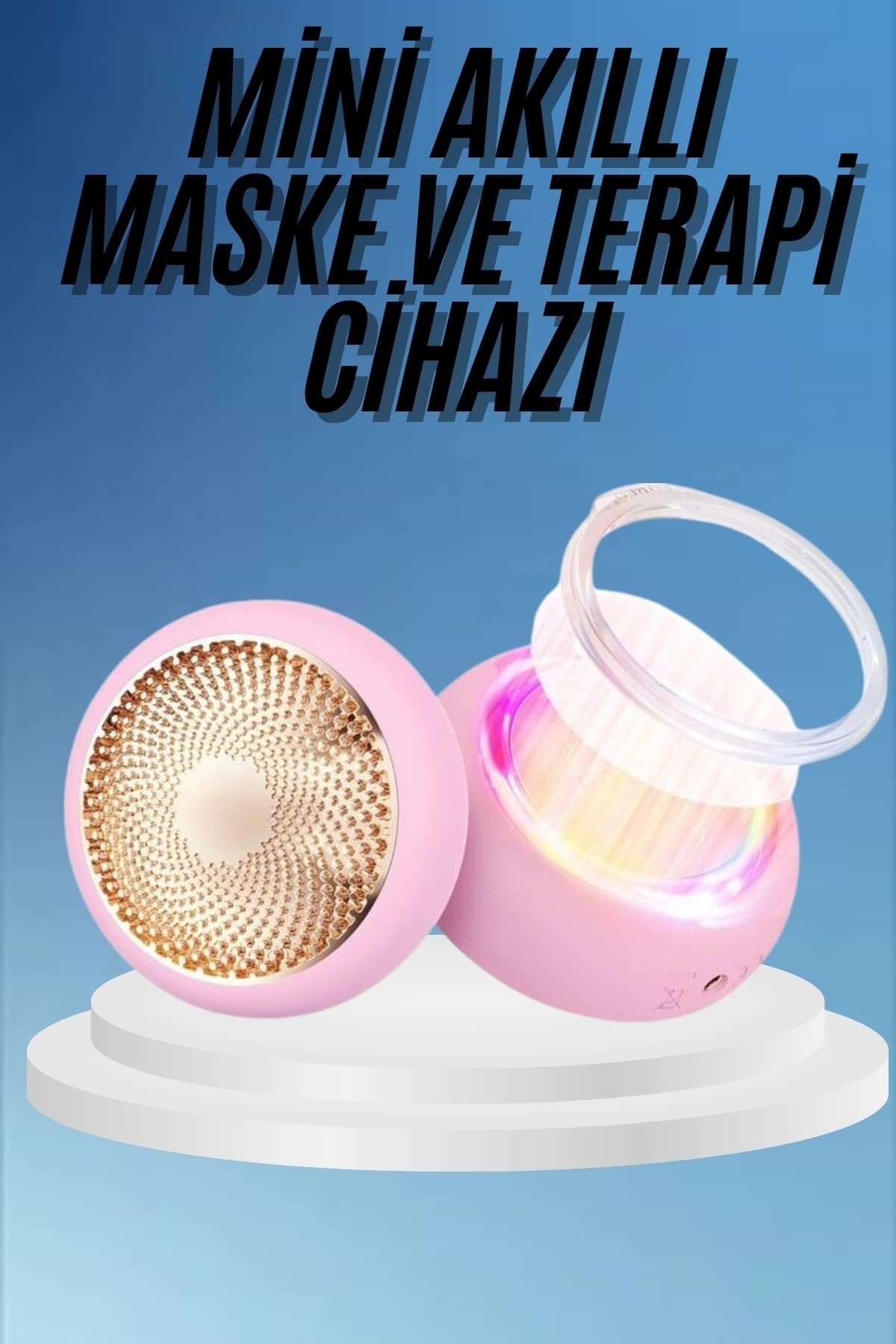 Işık Terapi Cihazı Led Işık Akıllı Maske Cihazı Mini Taşınabilir