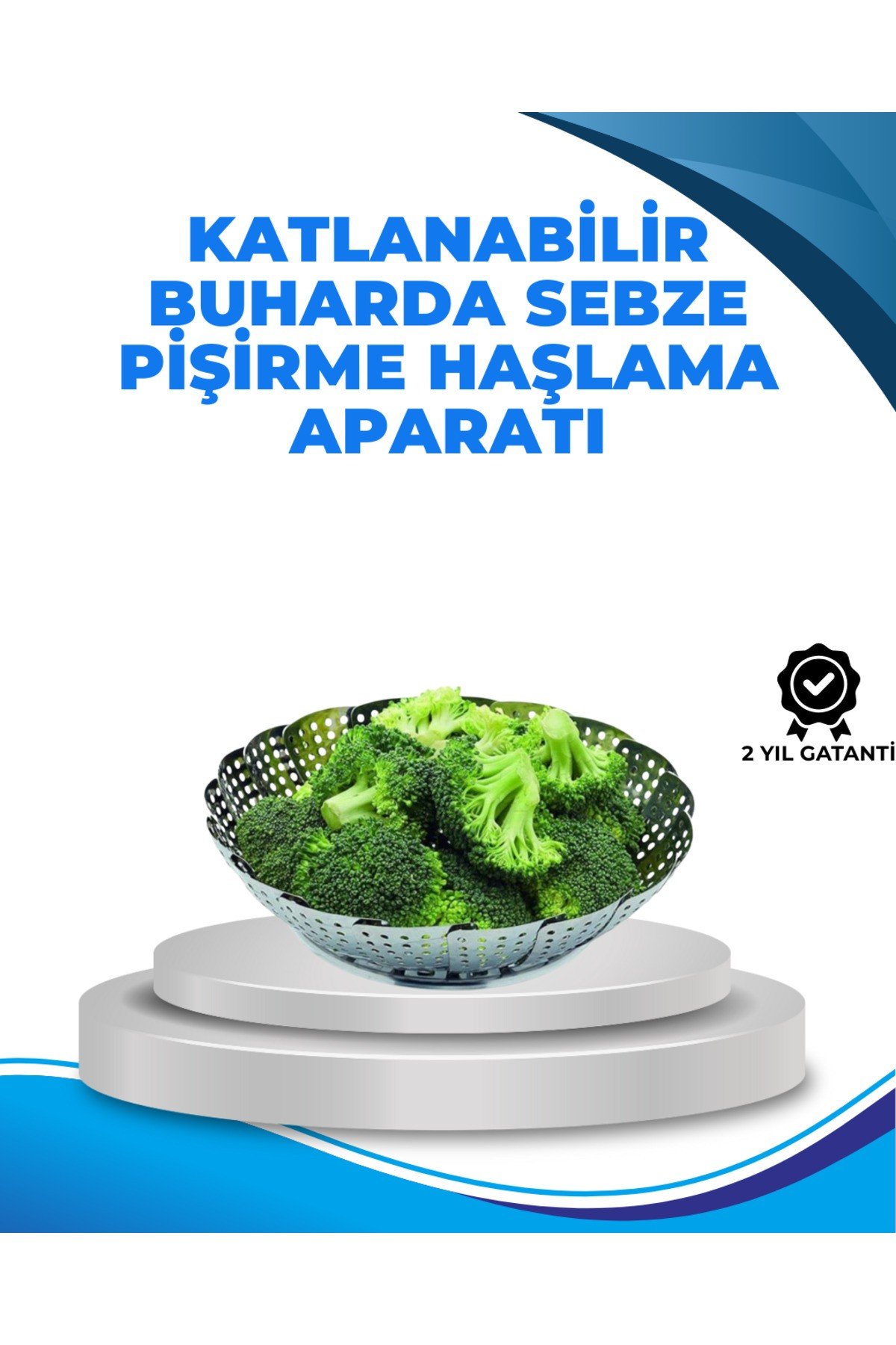 Isıya Dayanıklı, Tüm Tencere Boylarına Uyumlu Sebze Sepeti – Bulaşık Makinesi Güvenli