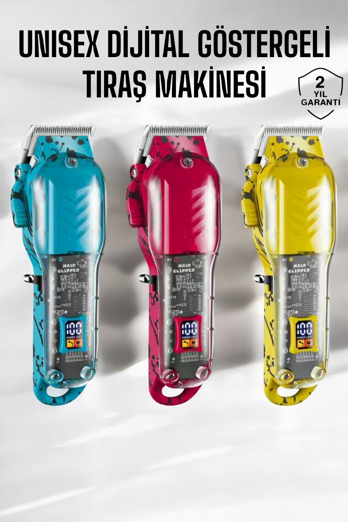 Islak ve Kuru Kullanıma Uygun Şarjlı Tıraş Makinesi