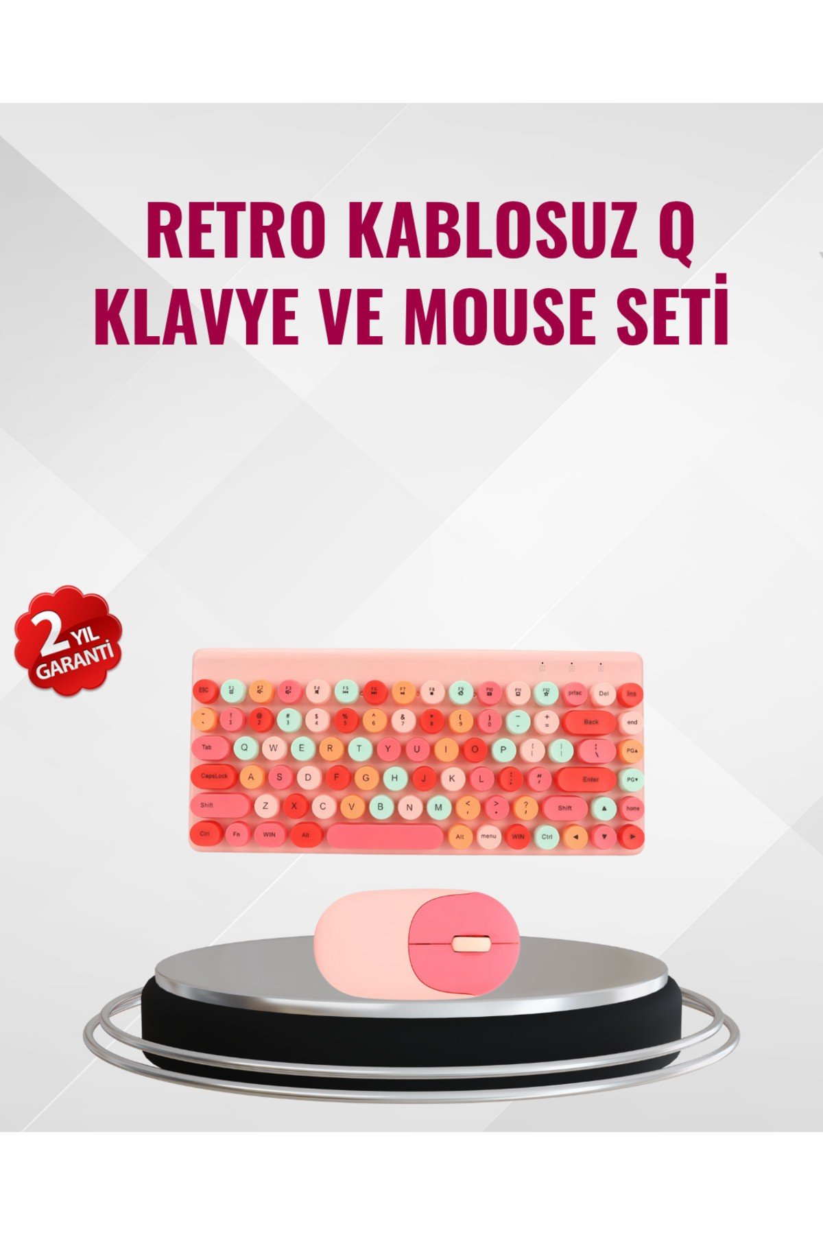 Kablosuz Bluetooth Klavye – Çoklu Cihaz Desteği, Akıllı Güç Tasarrufu