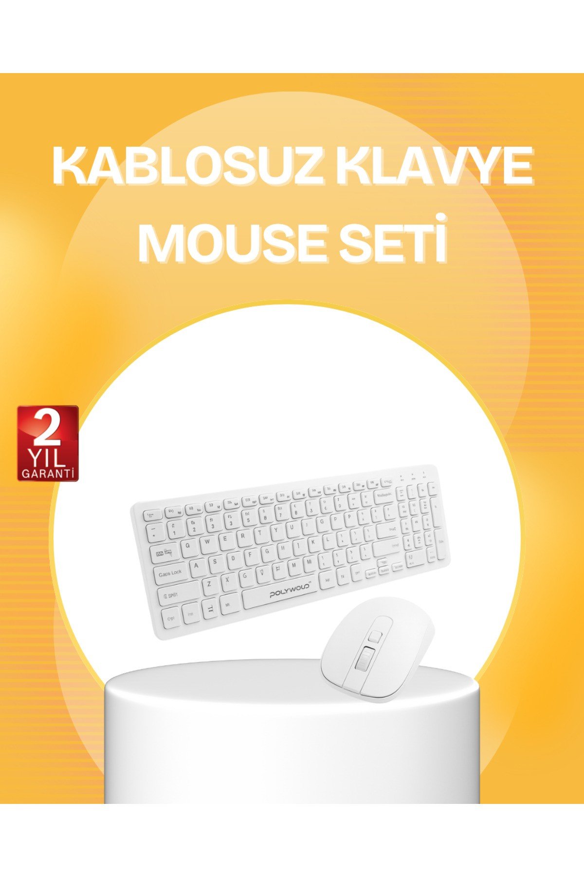 Kablosuz Klavye Mouse Takımı - Ergonomik, Sessiz ve Enerji Tasarruflu