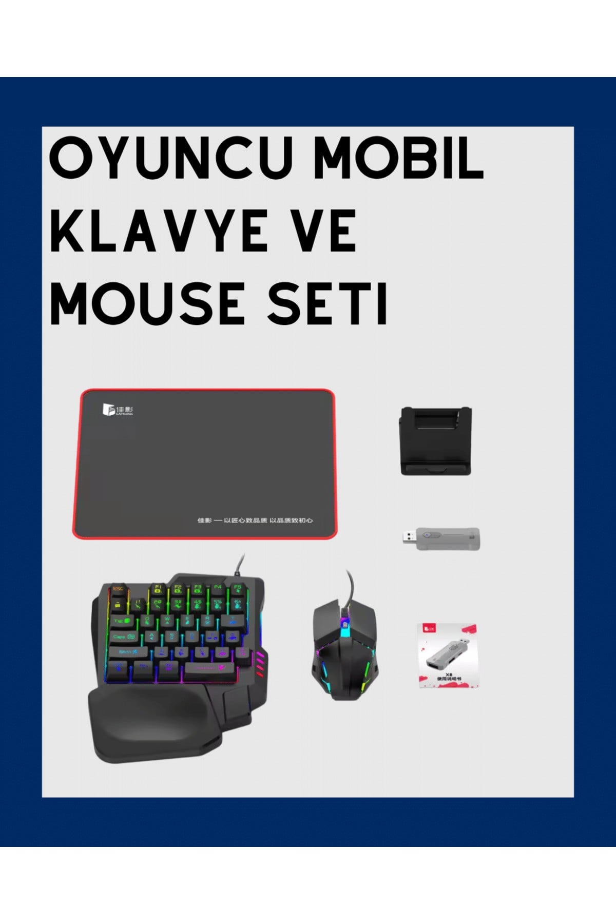 Kablosuz Mobil Oyun Kiti – 5 Parça Tam Set
