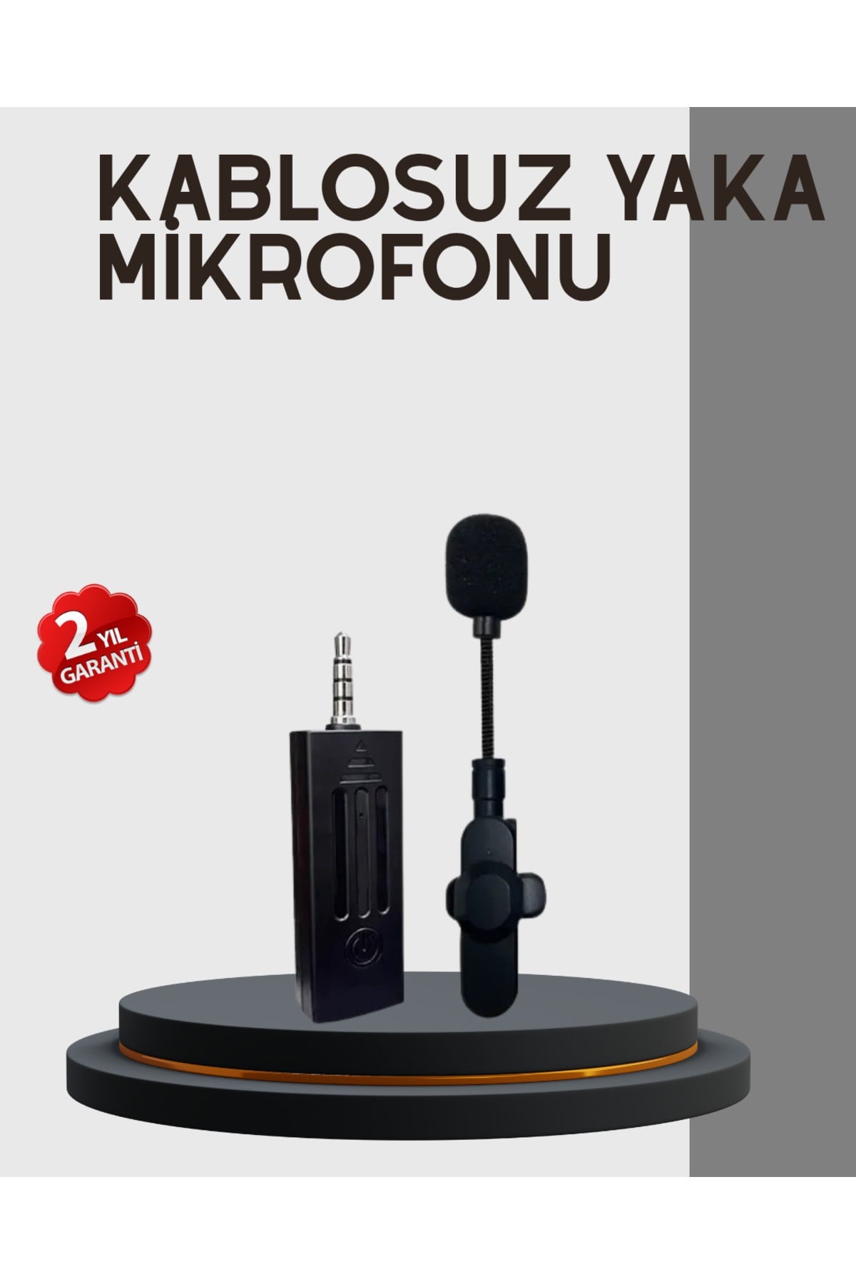 Kablosuz Profesyonel Mikrofon – 360° Ses Yakalama, 60 m Menzil, Gürültü Engelleyici