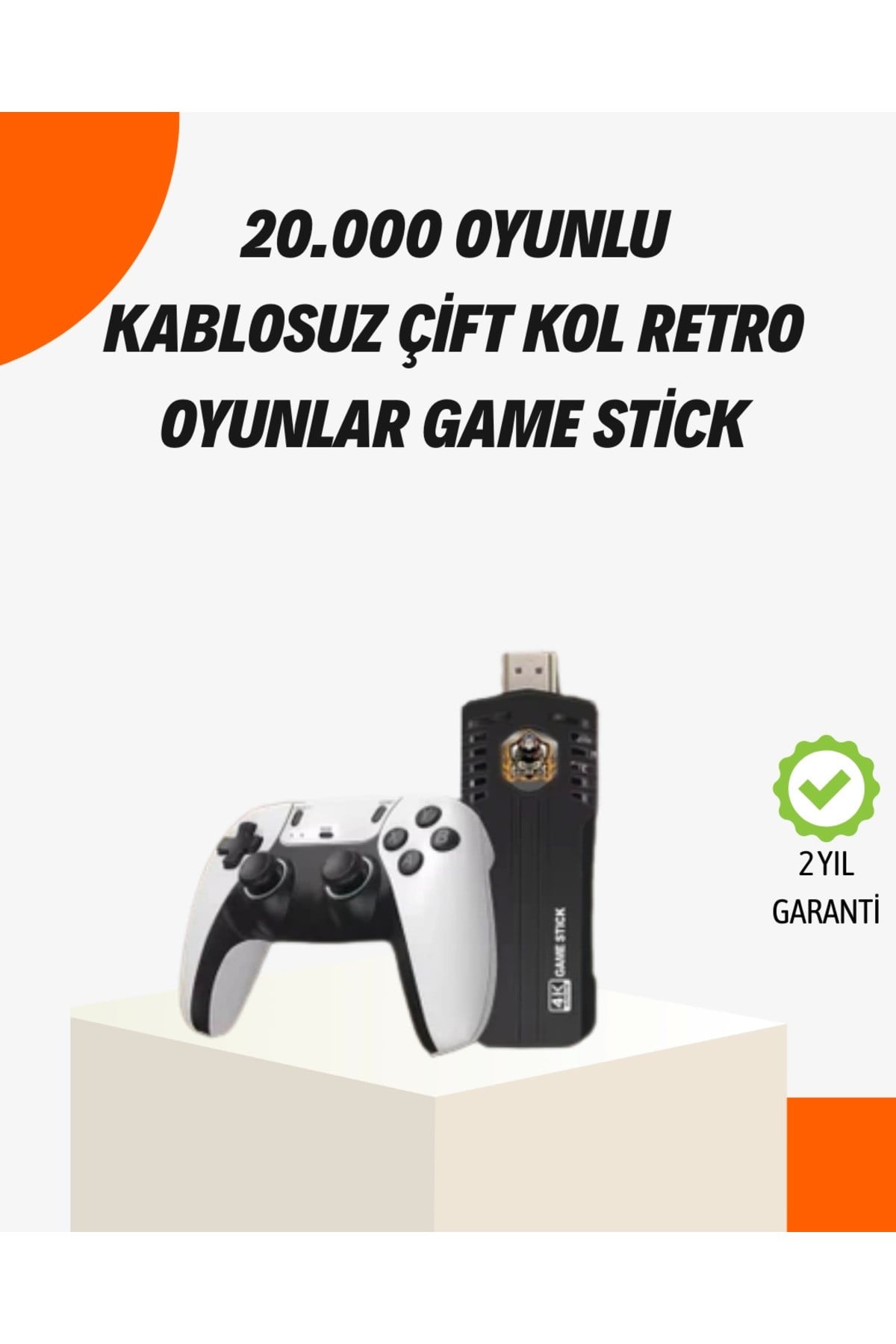 Kablosuz Retro Oyun Konsolu – 30.000+ Oyun ve HD Görüntü ile Kesintisiz Eğlence