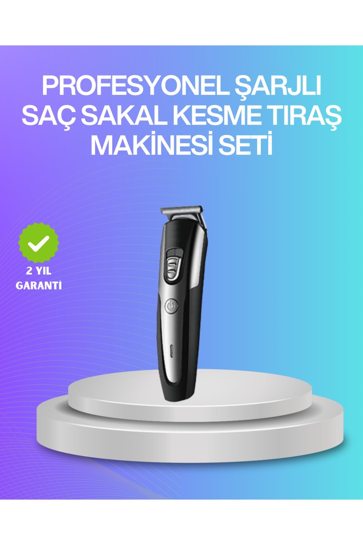 Kablosuz Saç Sakal Kesme Makinesi Kuaför Tipi Hassas Kesim