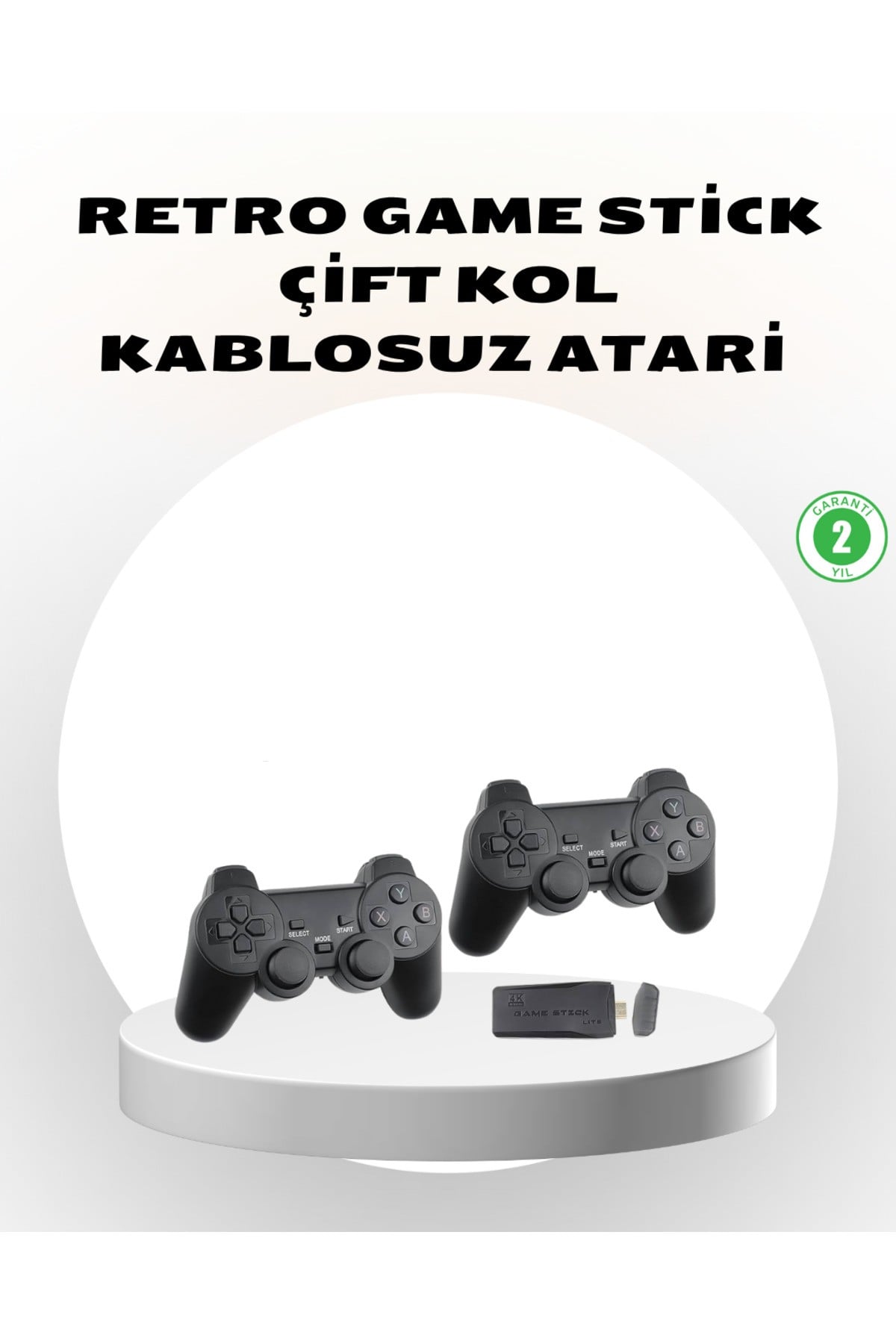 Kablosuz Taşınabilir Oyun Konsolu 2.4G TV Bağlantılı Kompakt Tasarım