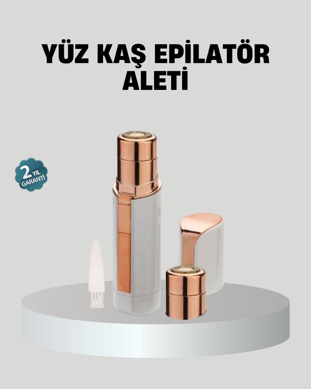 Kadınlar İçin Yüz ve Kaş Epilatörü – Hassas Cilt Dostu, Pil ile Çalışan, Taşınabilir v