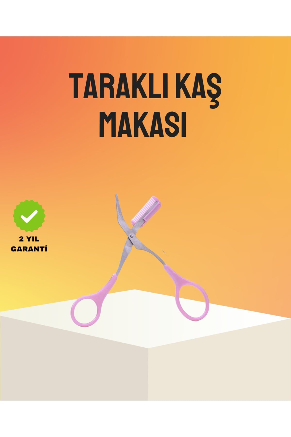 Kaş Düzeltme Makası Taraklı – Profesyonel ve Pratik Kaş Bakımı
